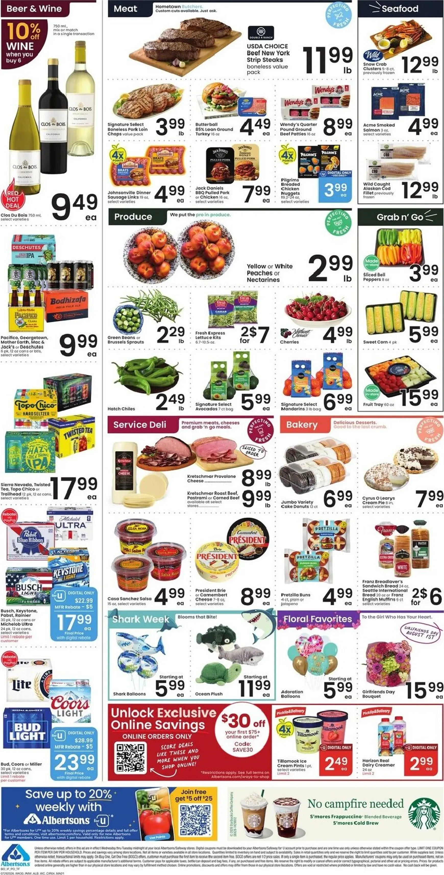 Weekly ad Future Albertsons flyer valid from Wednesday 07/29/2026 to Tuesday 08/04/2026 from July 29 to August 4 2026 - Page 4