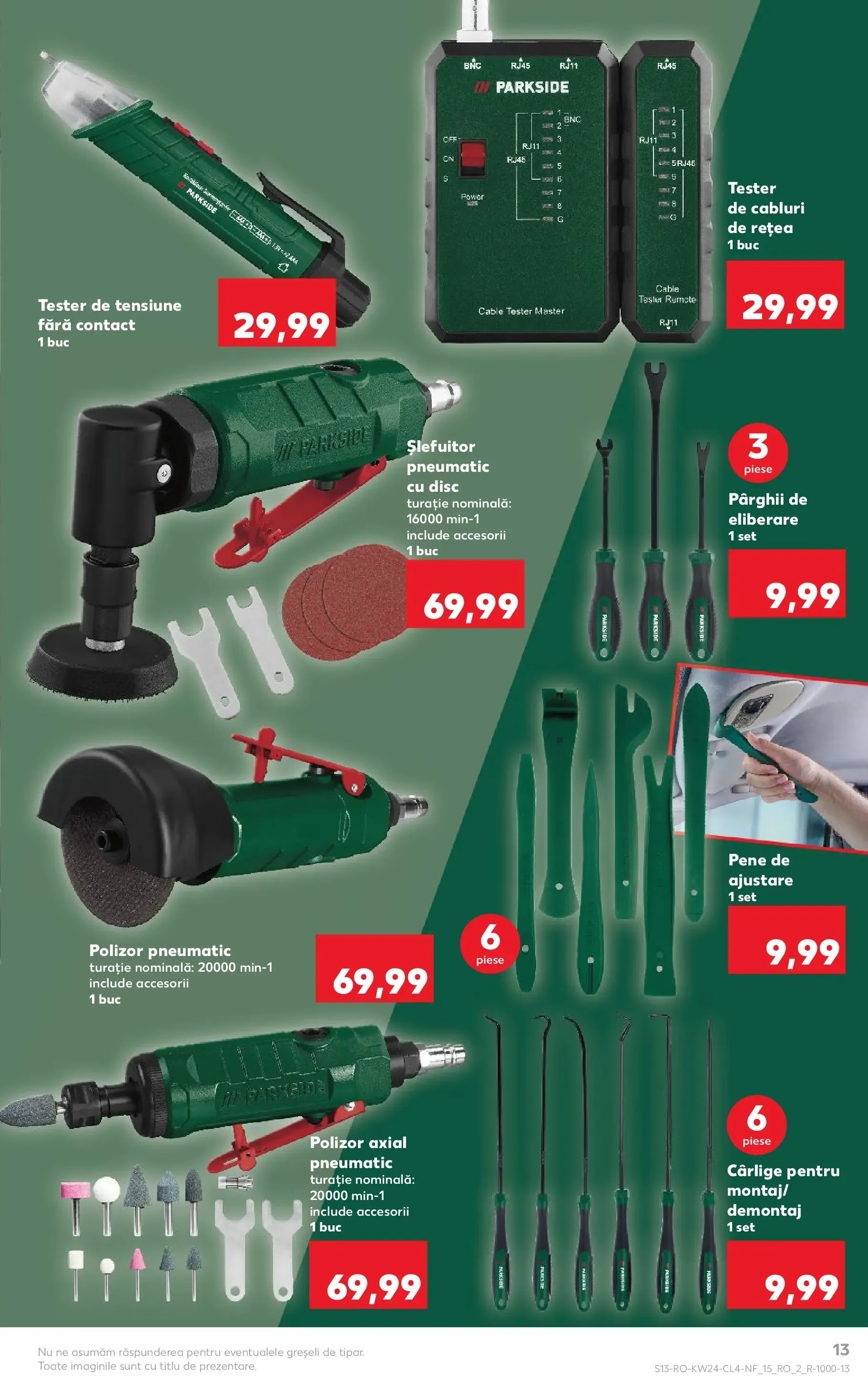 Catalog Kaufland Catálogo: Ofertas de herramientas Parkside de la 10 iunie până la 16 iunie 2026 - Revista Pagina 13