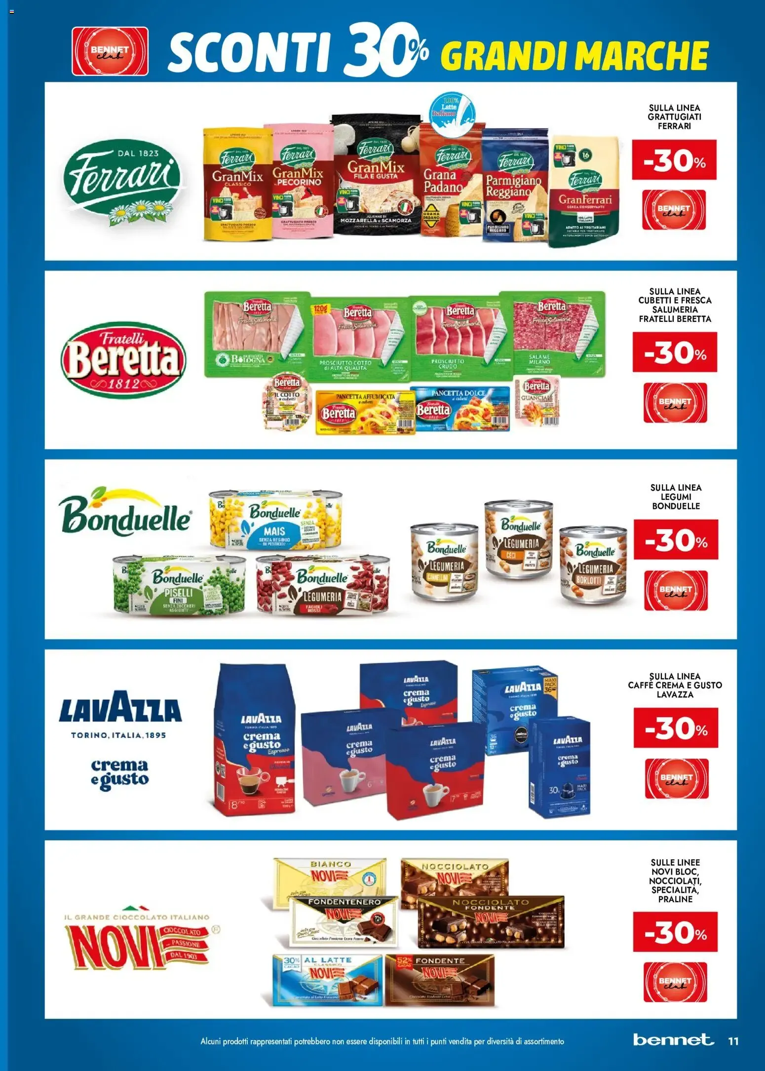 Bennet Grandi Marche Sconti da 10 settembre a 23 settembre di 2026 - Pagina del volantino 11