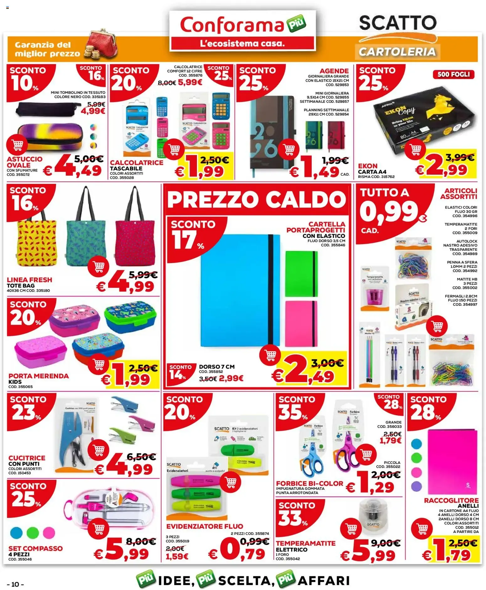 Conforama: Sconti Caldi per l'Estate da 2 luglio a 26 luglio di 2026 - Pagina del volantino 10