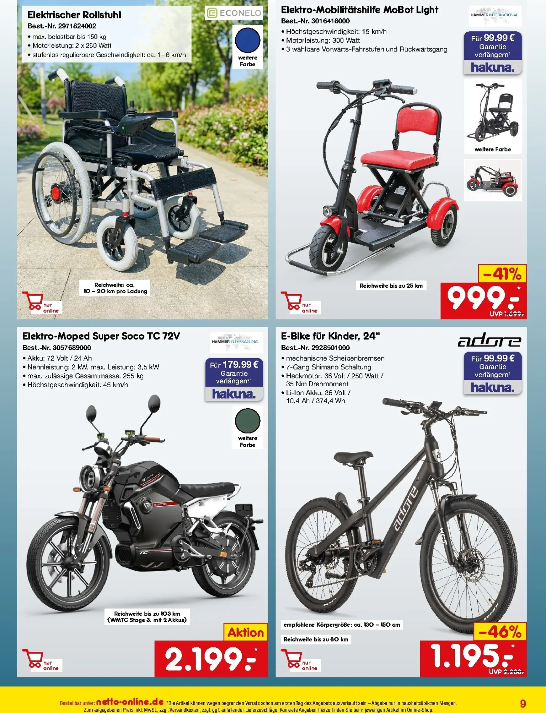 Netto Marken Discount - Online-Angebote Prospekt – von Montag 01.06.2026 bis Dienstag 30.06.2026 von 1. Juni bis 30. Juni 2026 - Prospekt seite 9