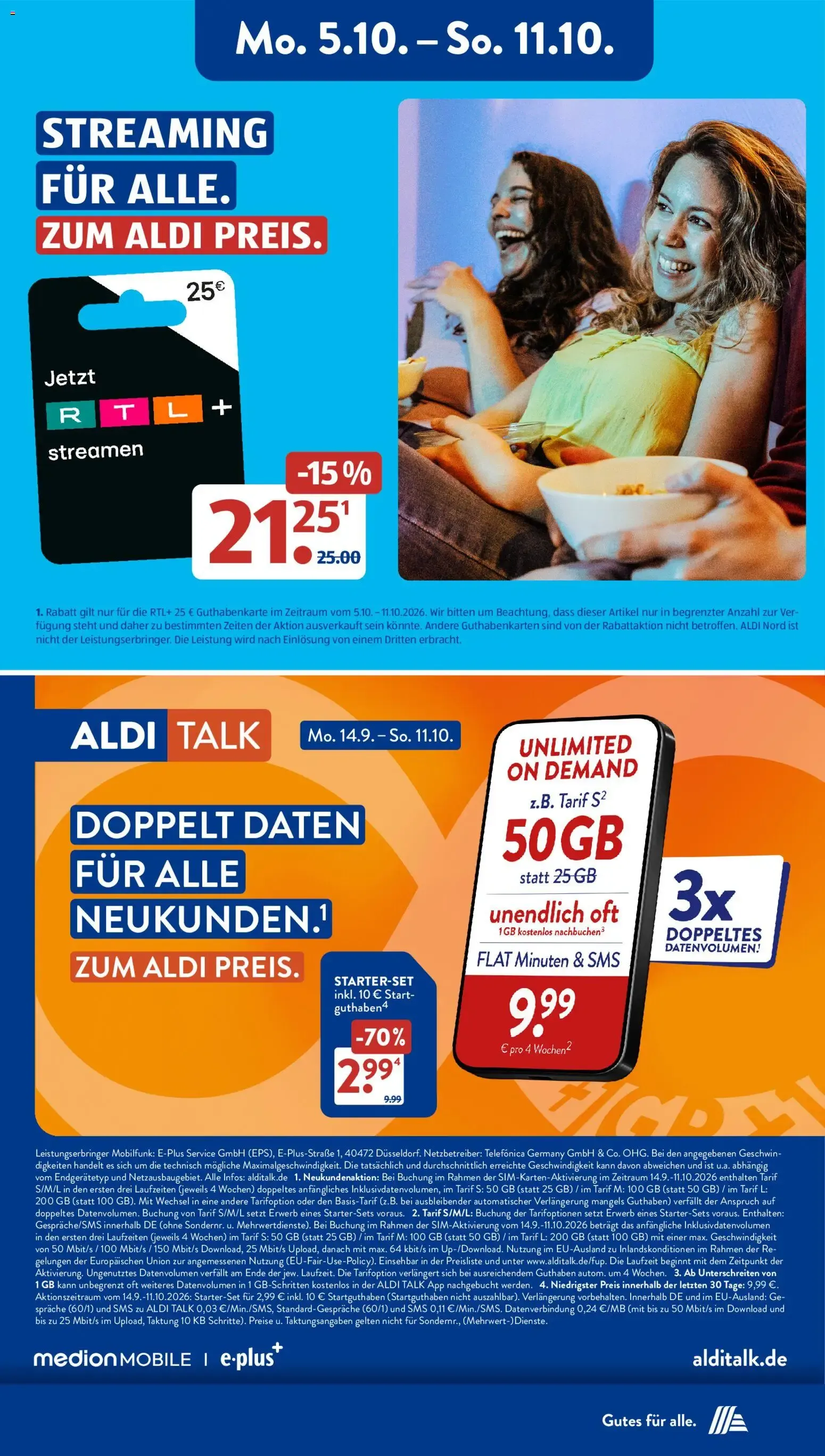 Aldi Süd Tiefpreis-Highlight von 5. Oktober bis 10. Oktober 2026 - Prospekt seite 19
