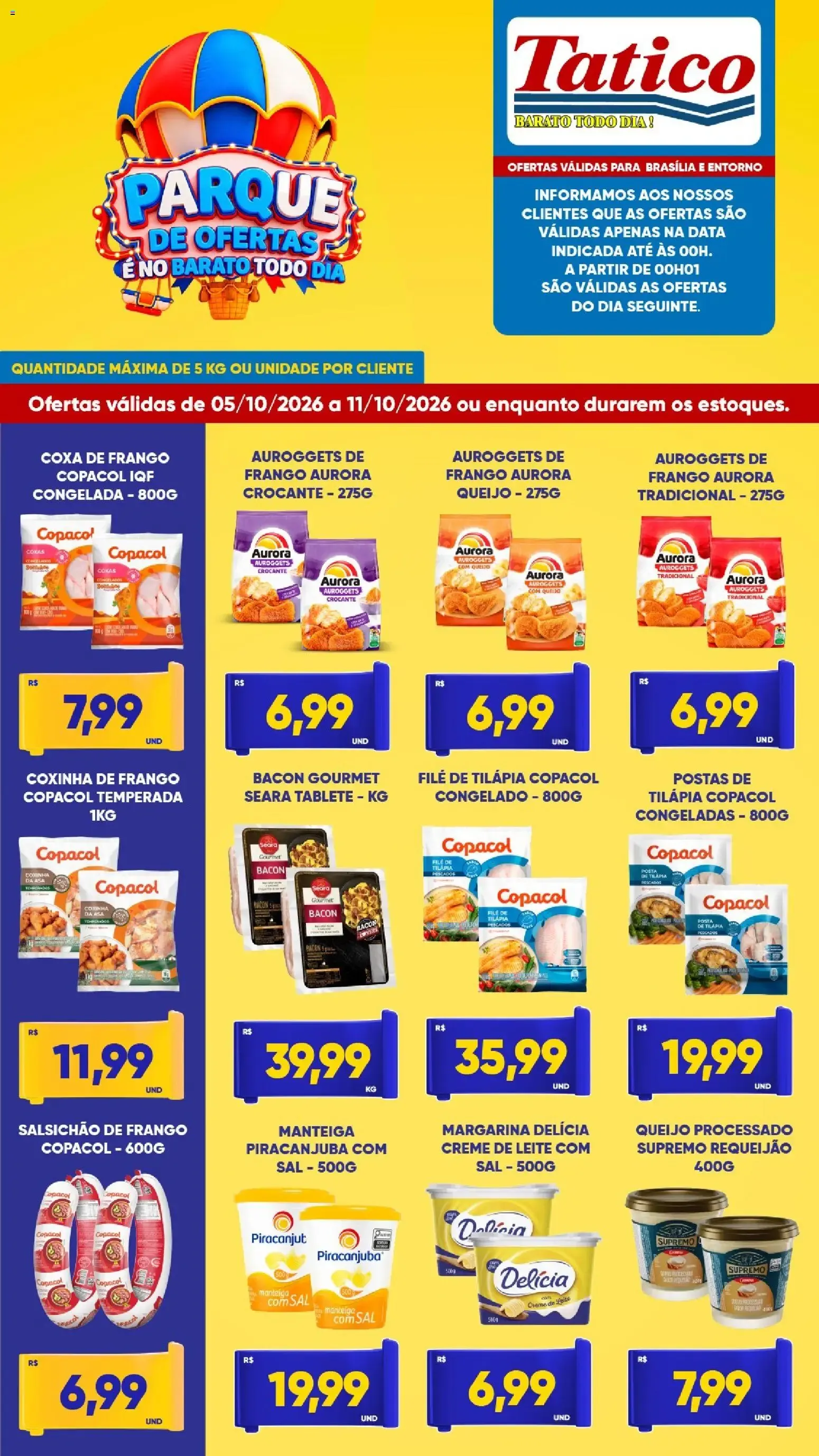 Encarte de Tatico - Ofertas da semana de 05/10/2026 | Promoções Online 5 de outubro até 11 de outubro 2026 - Pagina 1
