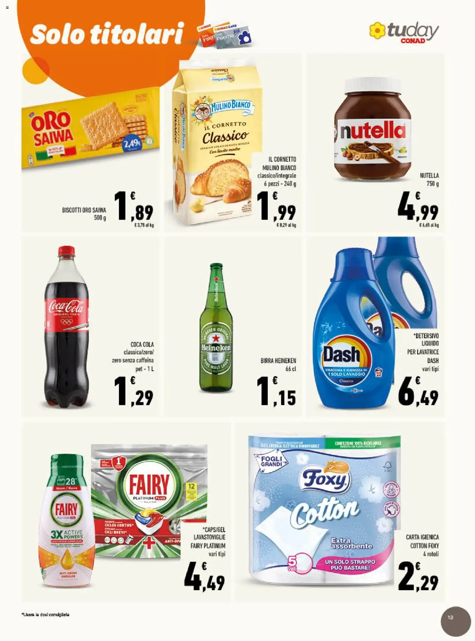 Conad Tuday - Speciale Lazio da 7 ottobre a 20 ottobre di 2026 - Pagina del volantino 13