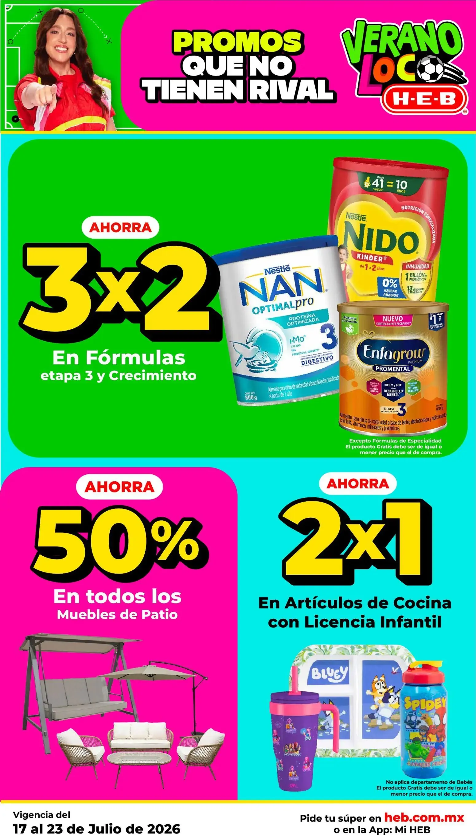 Catálogo de H-E-B: Las Promos Más Locas Entran a la Cancha - Verano Loco 17 de julio al 23 de julio 2026 - Pagina 12