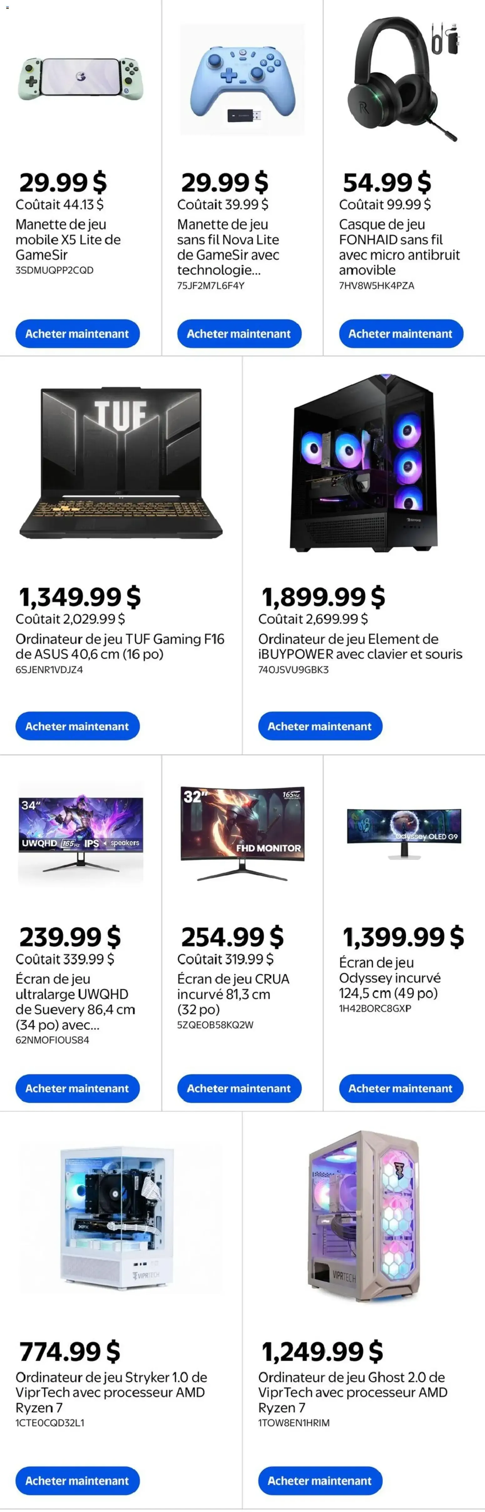 Walmart circulaire - Livret Jeux vidéo et divertissement from Oct 1, 2026 > weekly specials & deals from October 1 to October 14 2026 - flyer page 5