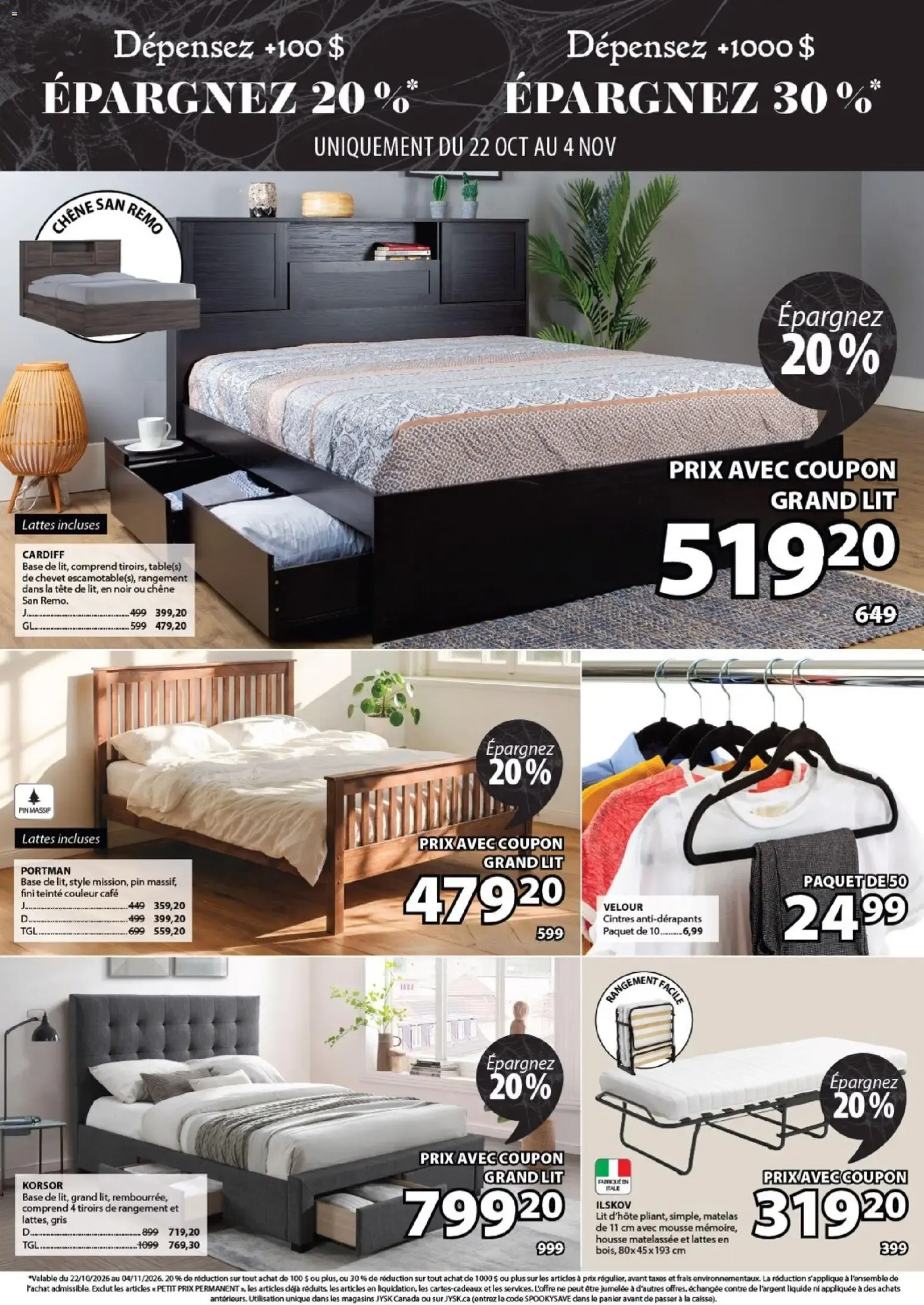 Coupon Effrayant JYSK from October 22 to November 4 2026 - flyer page 7