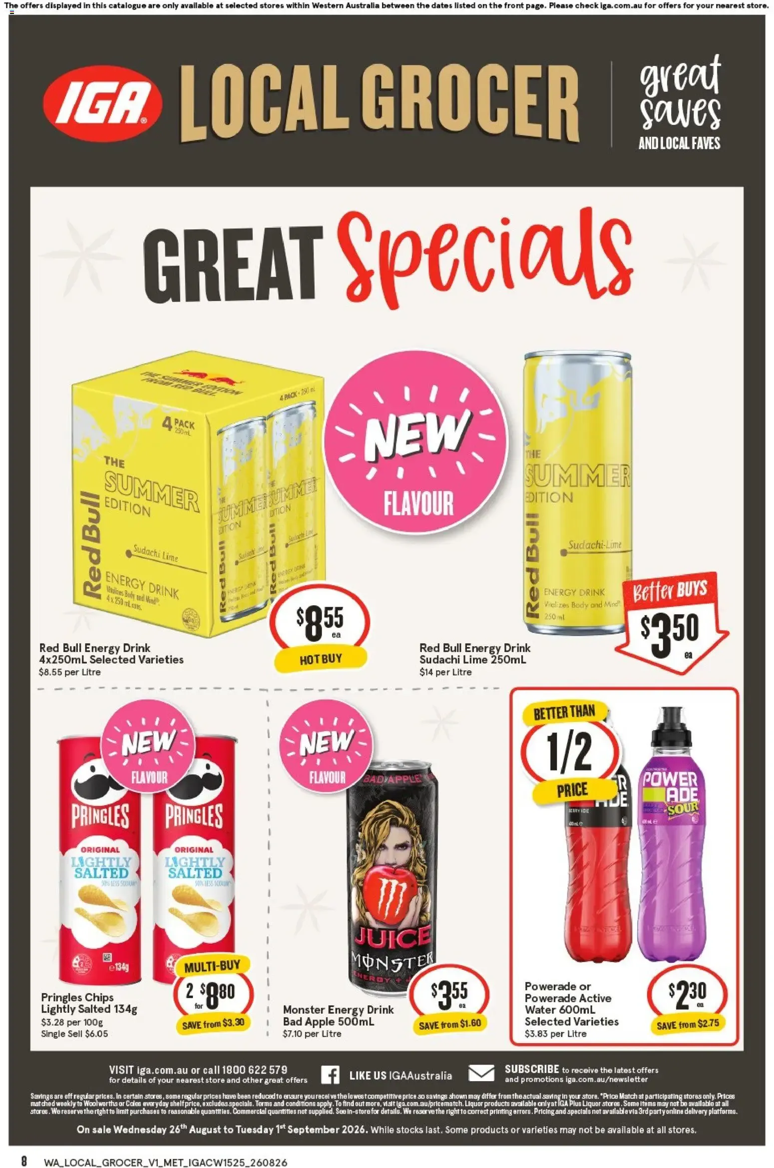 IGA catalogue valid from 26/08/2026 > Online Australia - Catalogue valid from 26 August to 1 September 2026 - page 8