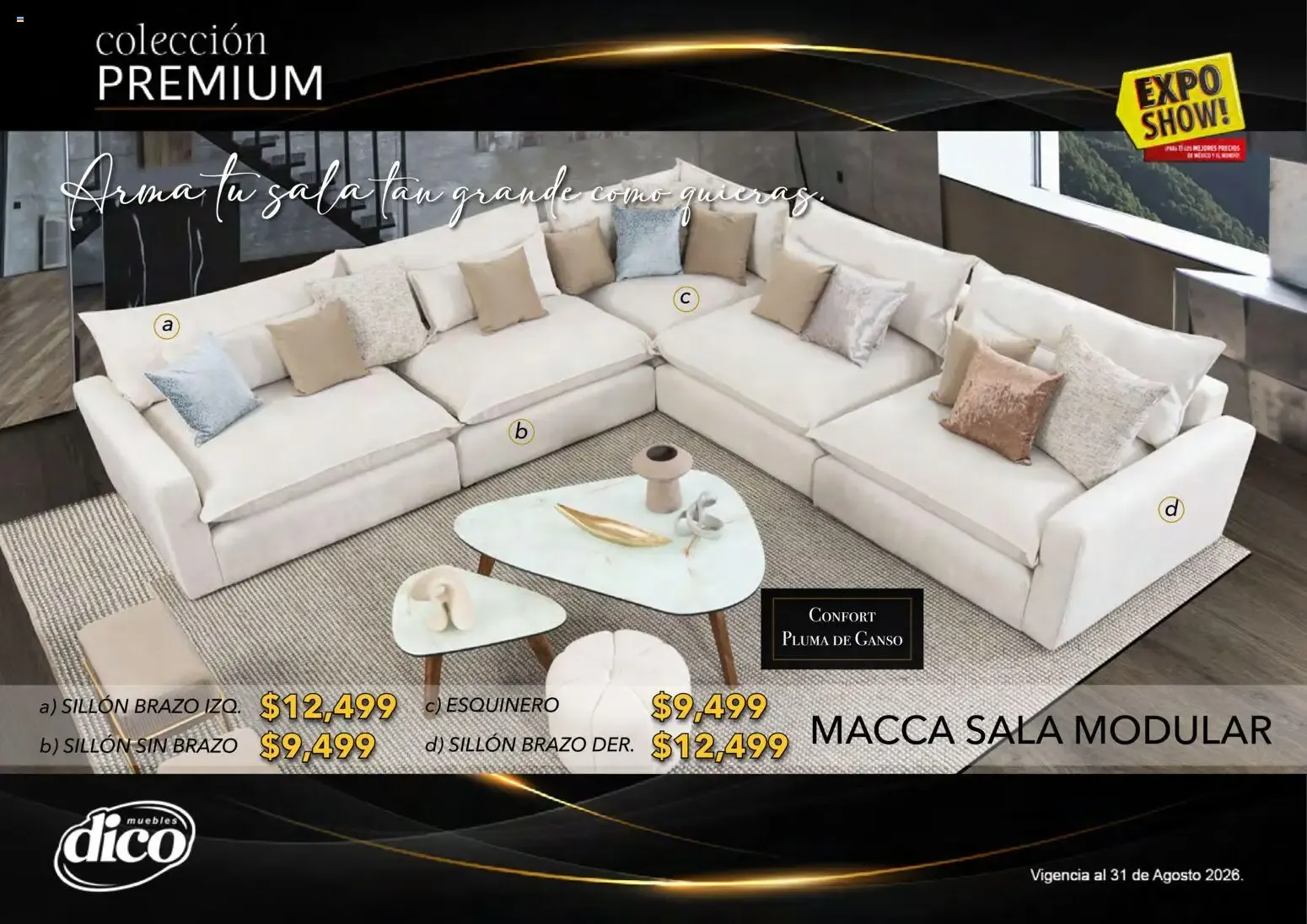 Catálogo de Muebles Dico Catálogo: Colección Premium y Expo Show! 1 de agosto al 31 de agosto 2026 - Pagina 45