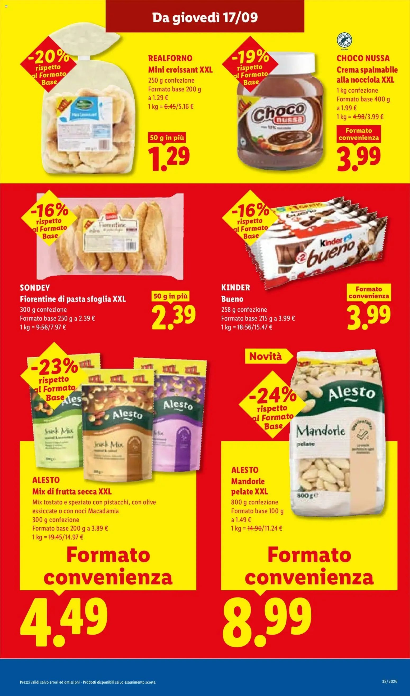 Lidl XXL Grande formato, grande convenienza y Mega Offerte da 17 settembre a 23 settembre di 2026 - Pagina del volantino 13