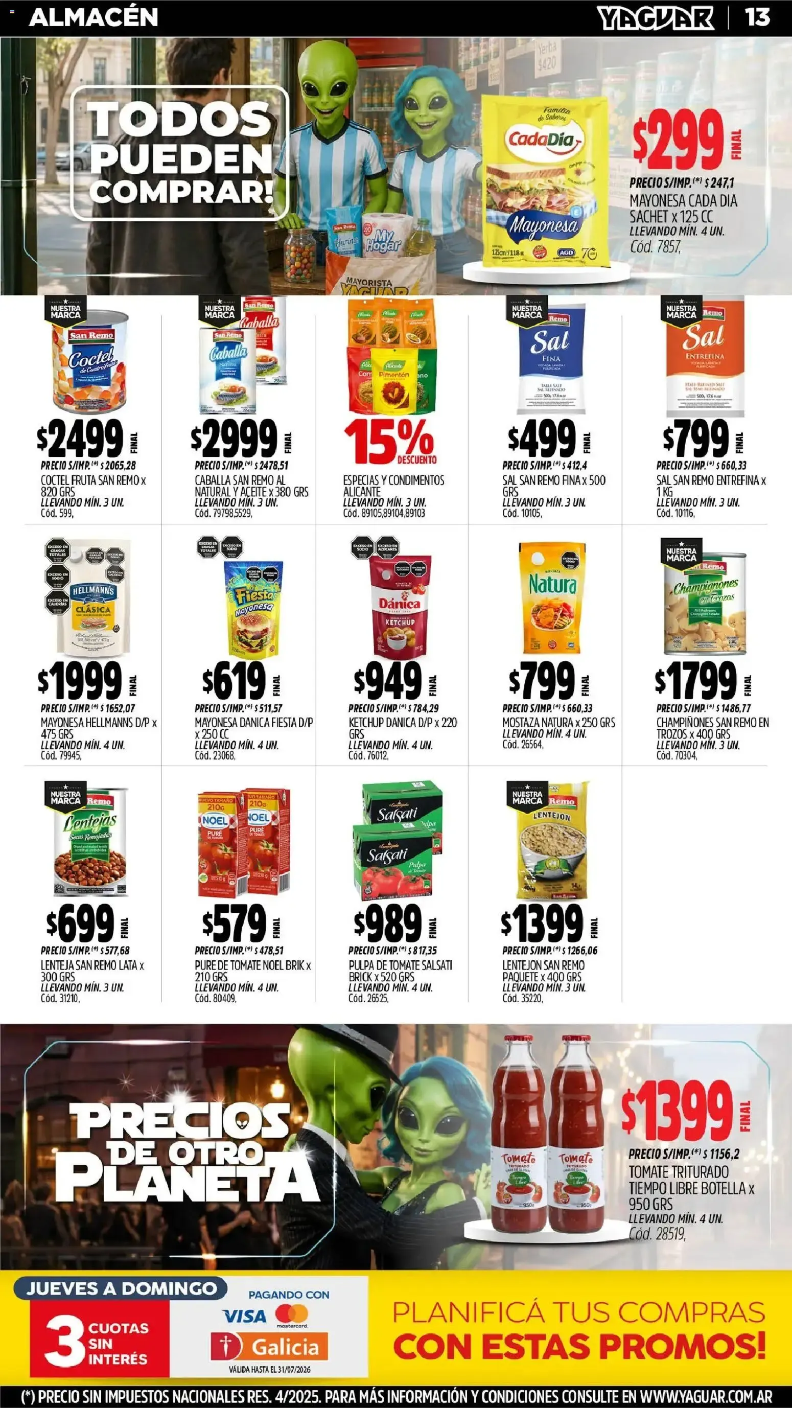 Ofertas de Yaguar catálogo del 06/07/2026 - 12/07/2026 6 de julio al 12 de julio 2026 - Página 14 del catálogo