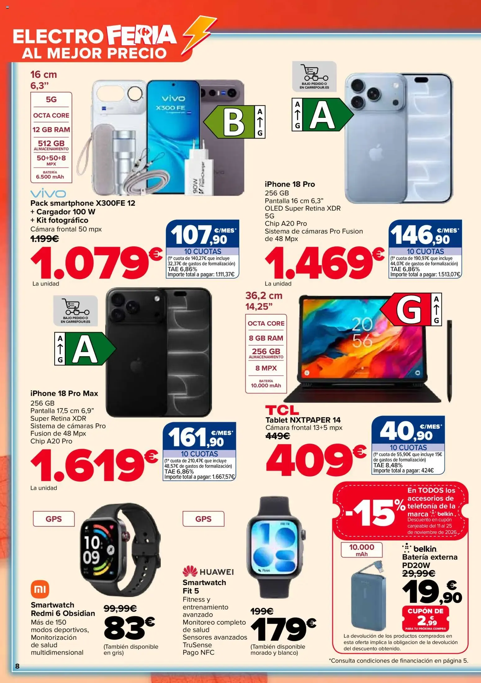 Catálogo de Carrefour Electro Feria 27 de octubre al 10 de noviembre 2026 - Página 8