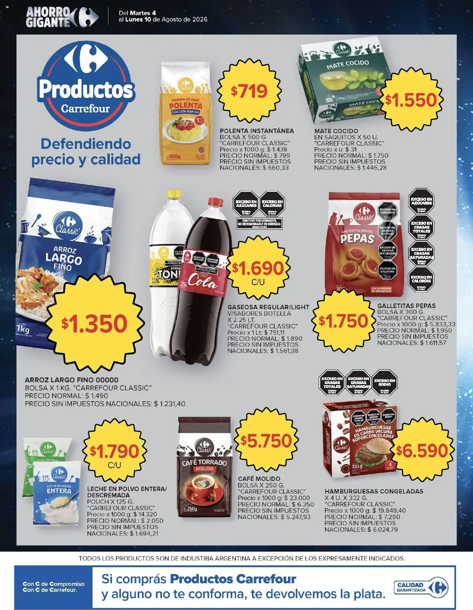 Ofertas de Carrefour ofertas || del 04/08/2026 - 11/08/2026 || Promociones 4 de agosto al 10 de agosto 2026 - Página 51 del catálogo