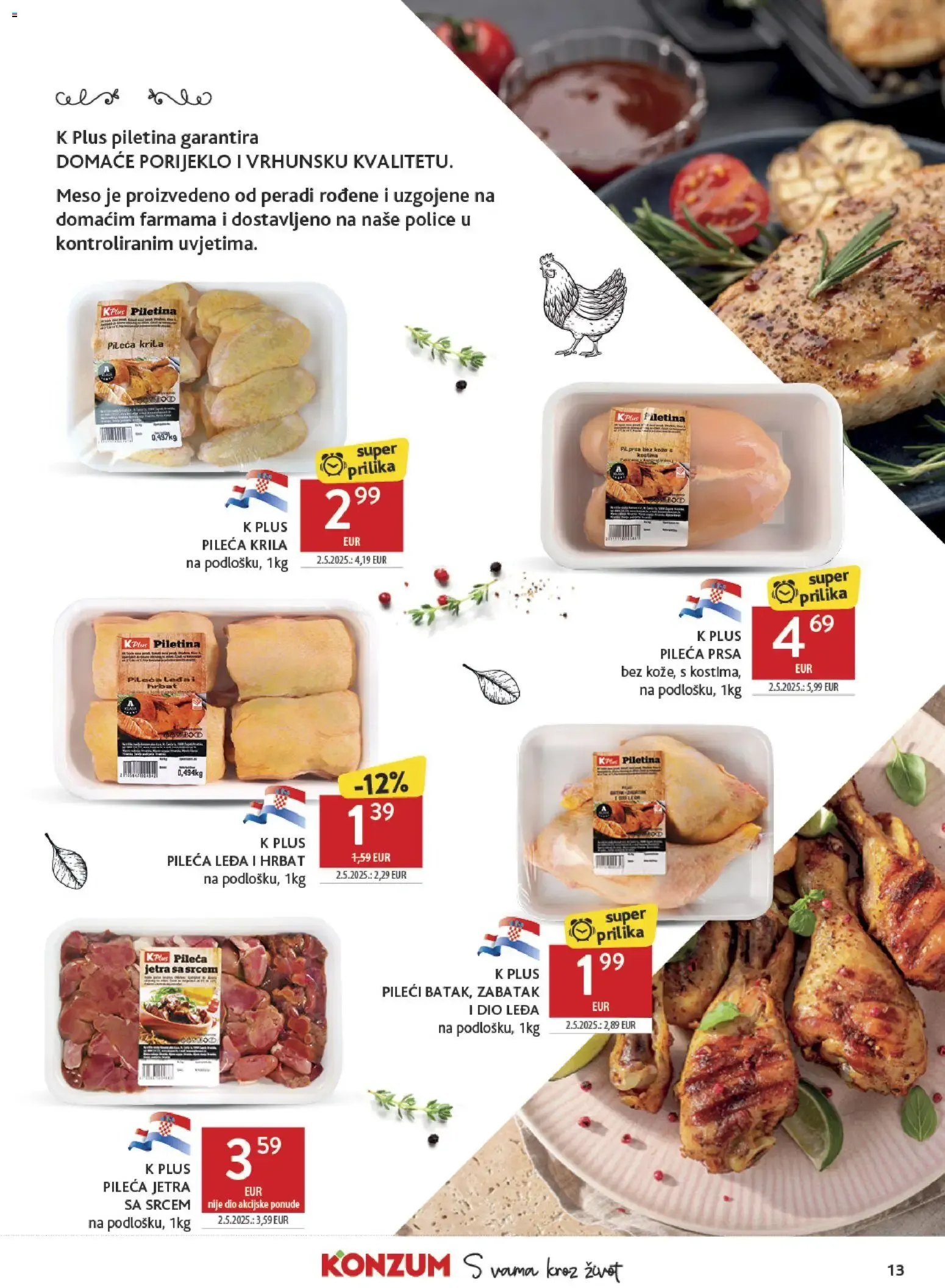 Katalog Konzum Katalog novi od 23.09.2026 na listanje > letak digitalni od 23. rujna do 29. rujna 2026. - Pregled Stranica 13