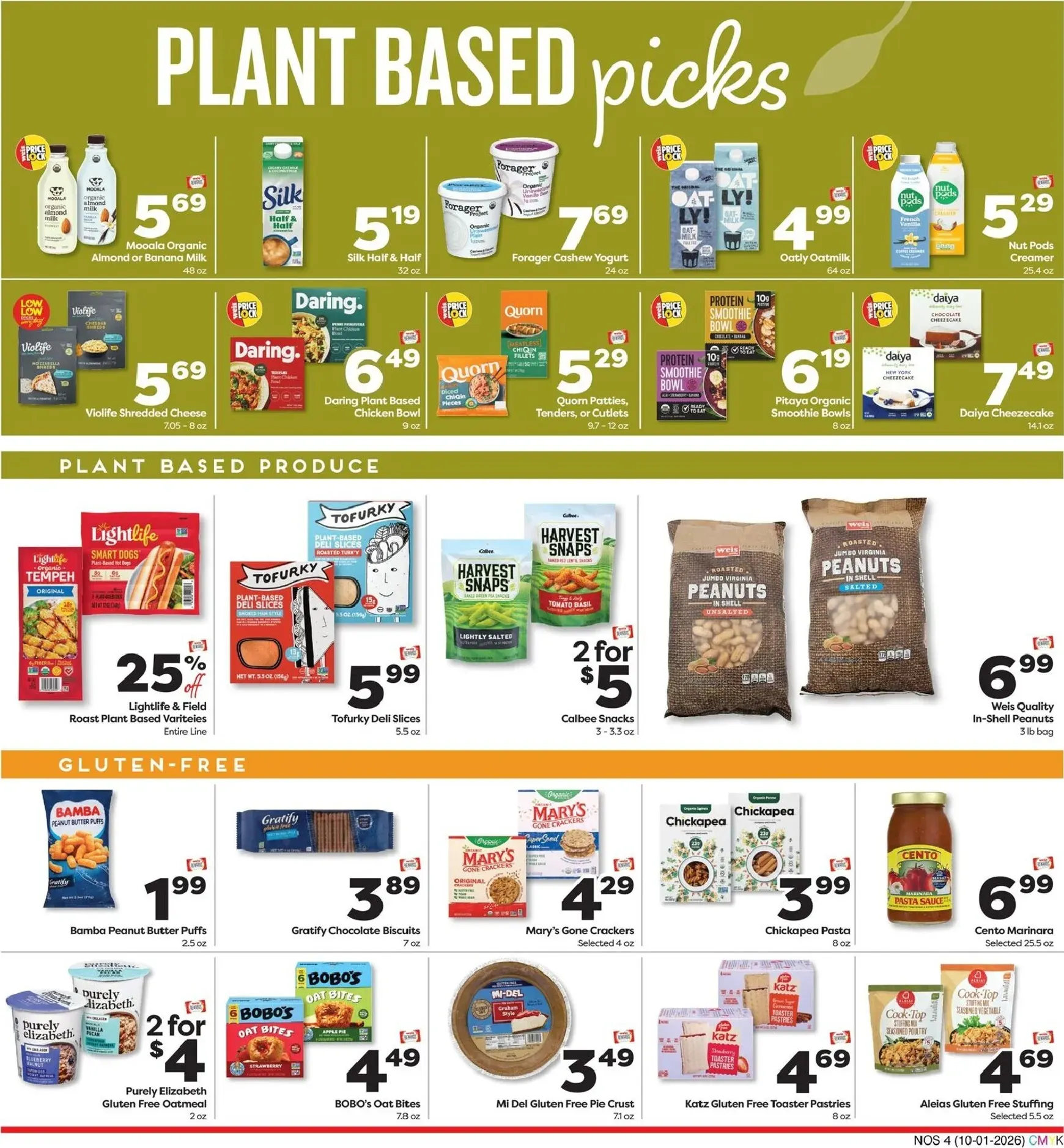 Weekly ad Current Weis Markets - Natural & Organic leaflet valid from Thursday 10/01/2026 to Wednesday 10/28/2026 from October 1 to October 28 2026 - Page 4