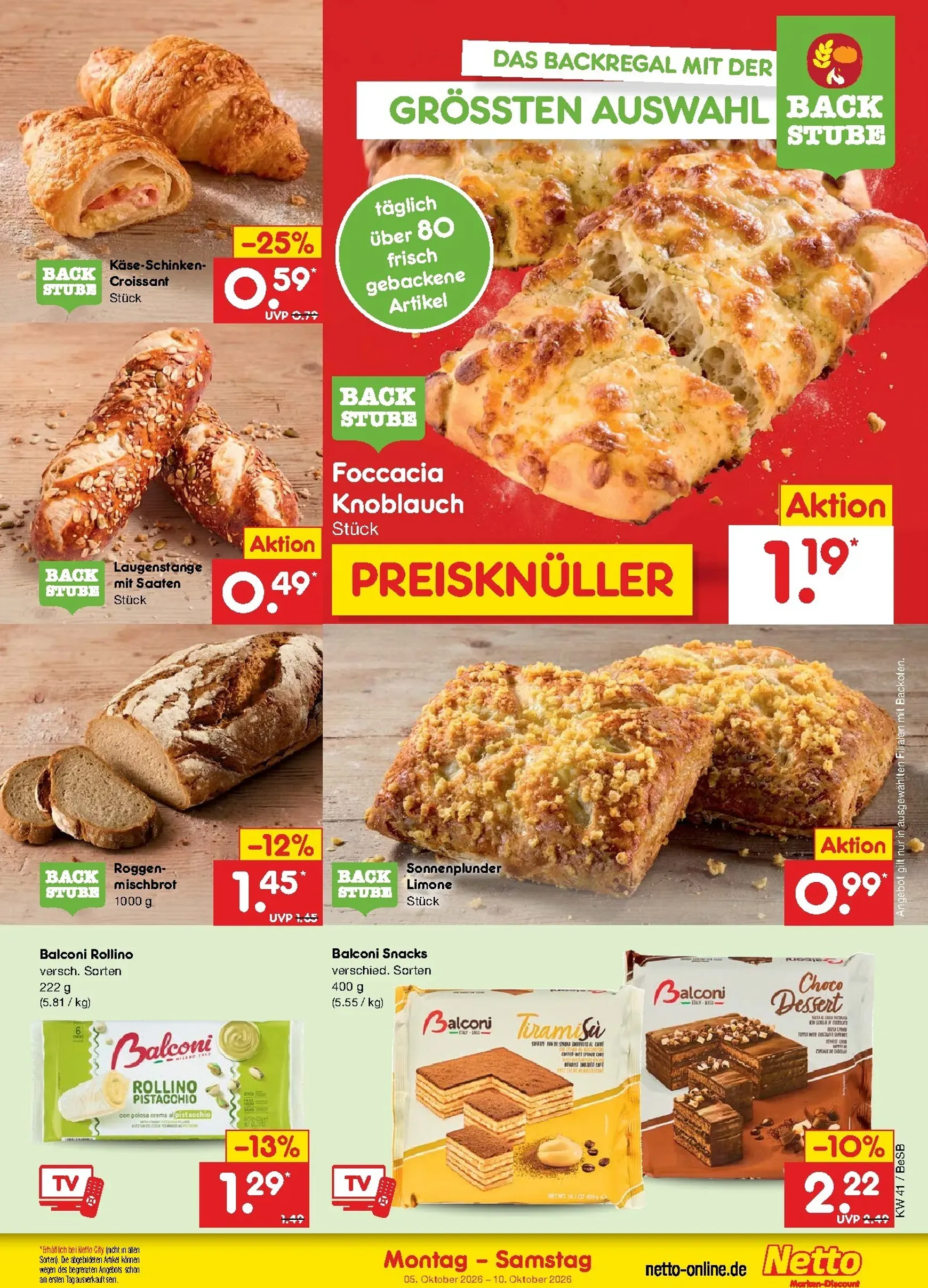 Netto Marken Discount Prospekt – von Montag 05.10.2026 bis Samstag 10.10.2026 von 5. Oktober bis 10. Oktober 2026 - Prospekt seite 12