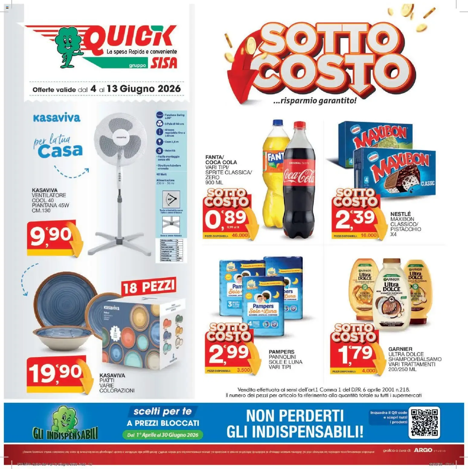 Nuovo SISA volantino Quick dal 04/06/2026 > offerte anteprima 🛍️ da 4 giugno a 13 giugno di 2026 - Pagina del volantino 12