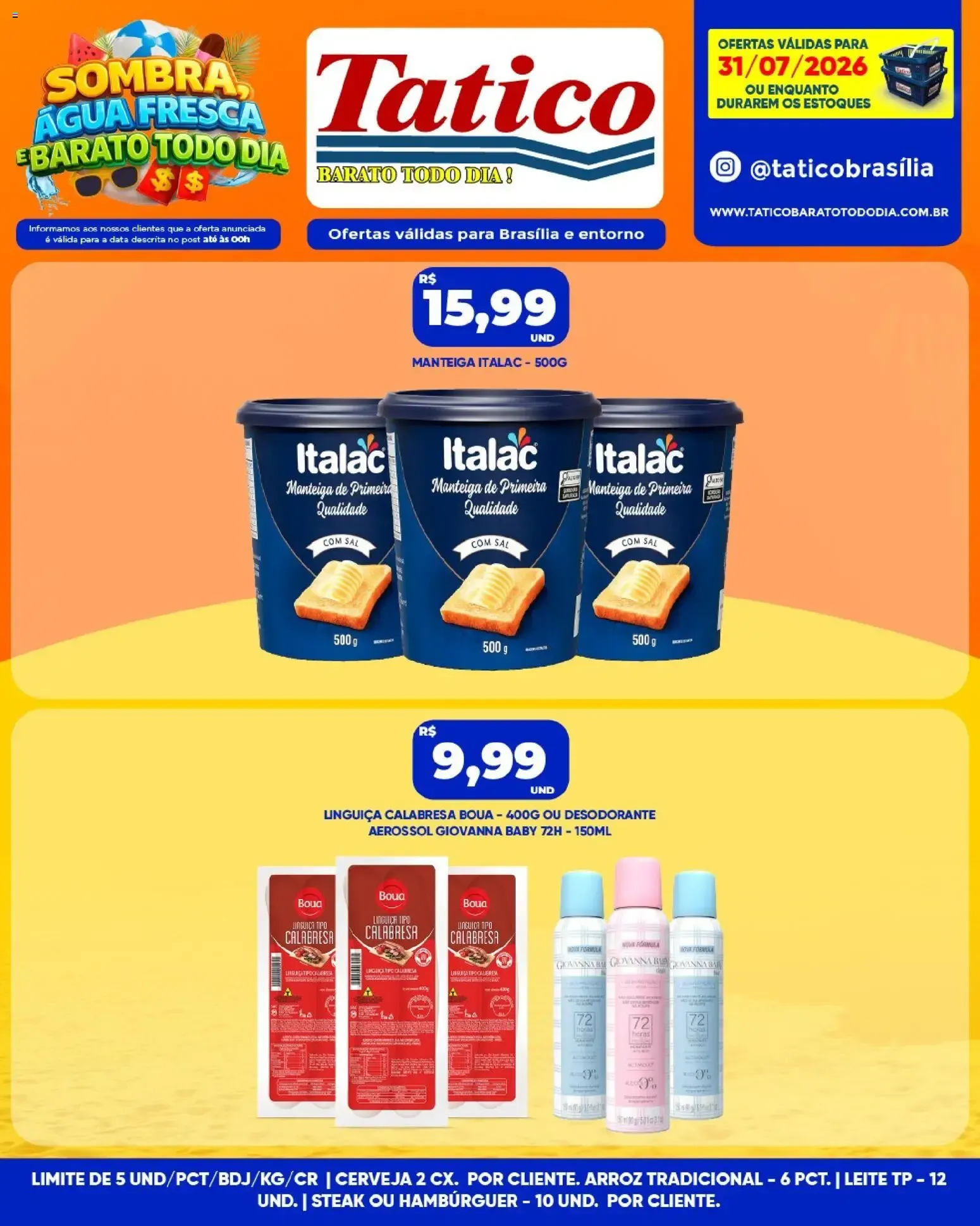 Encarte de Tatico ofertas Fim de Semana de 01/08/2026 | Promoções Online 1 de agosto até 2 de agosto 2026 - Pagina 37