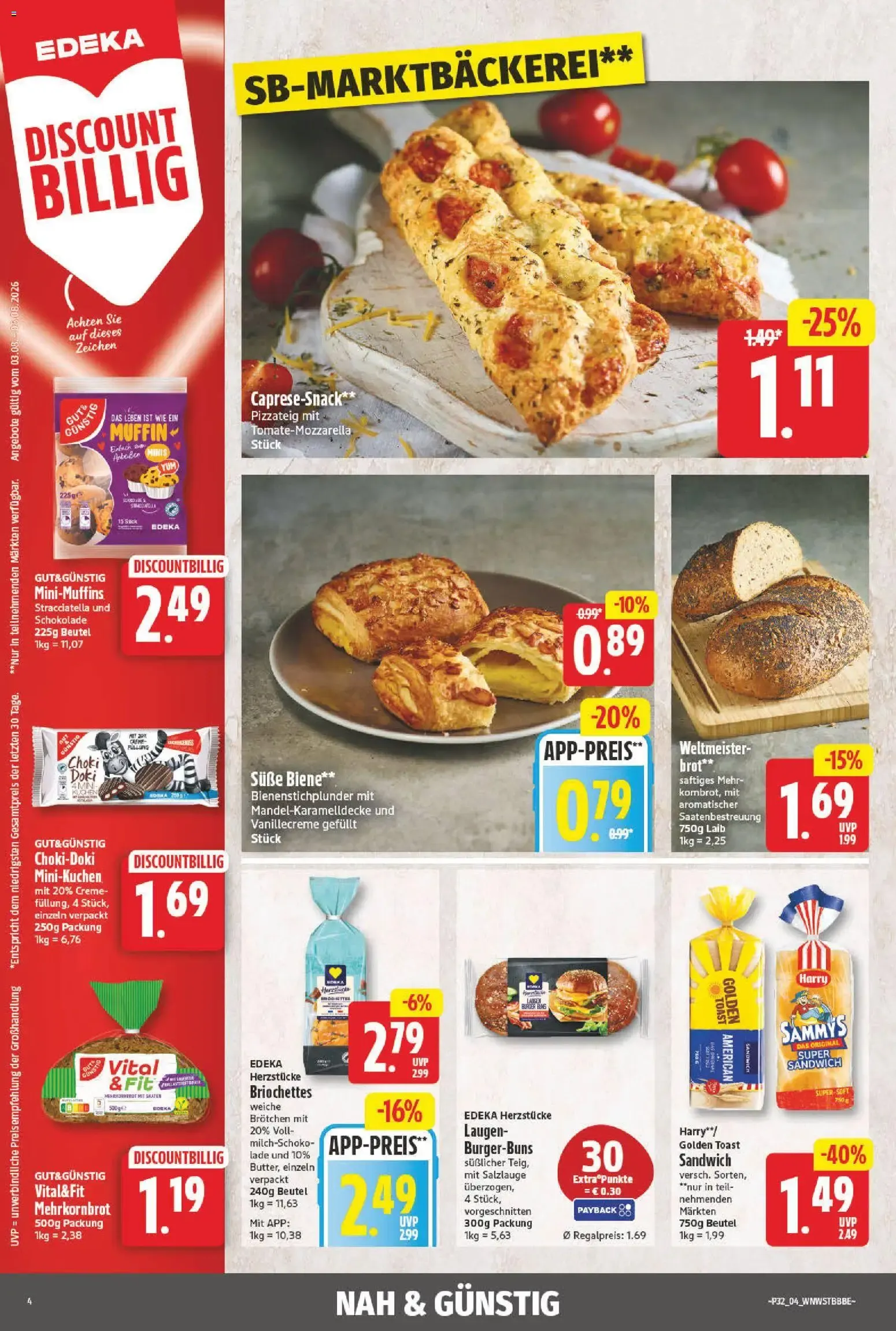 NP Partner der EDEKA: Kleine Preise - Starke Marken von 3. August bis 8. August 2026 - Prospekt seite 4