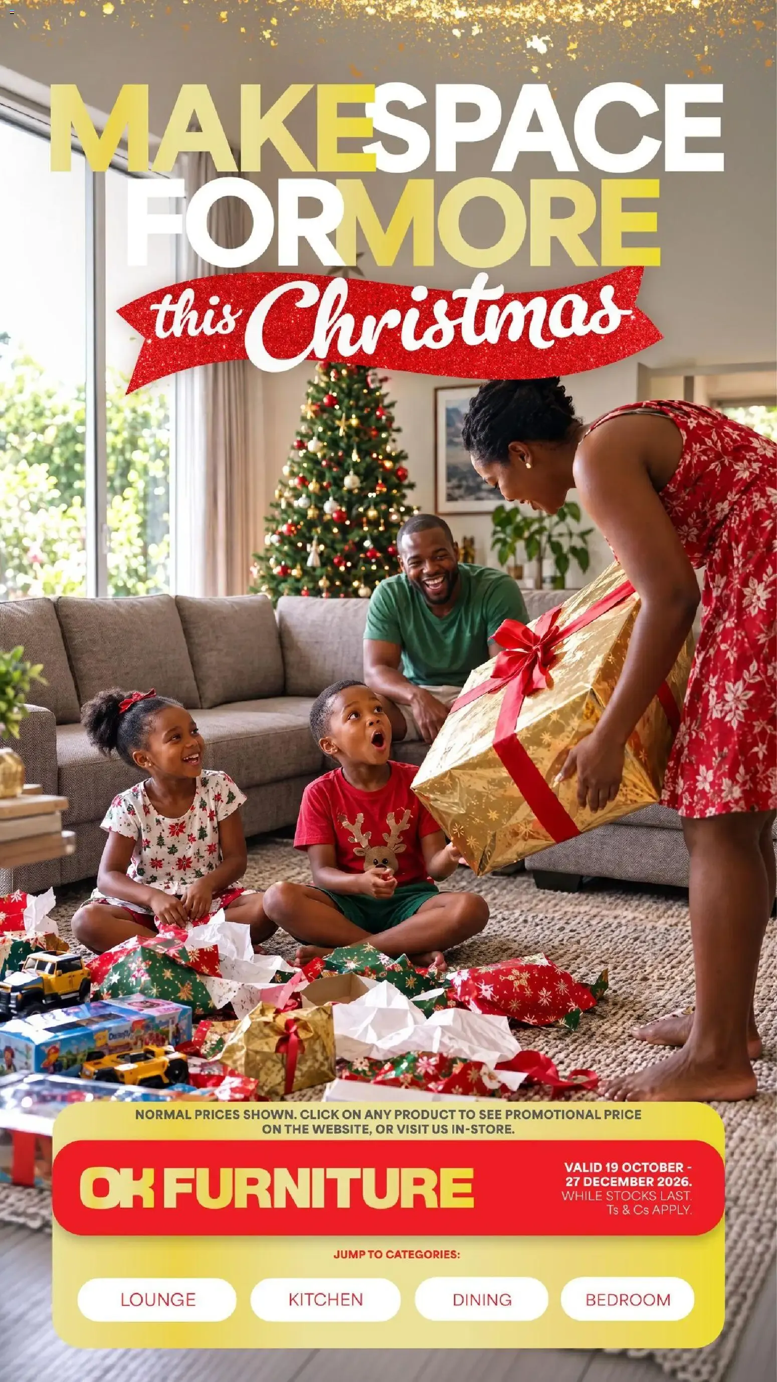 OK Furniture Catalogue Christmas (19/10/2026 - 27/12/2026) Online from 19 October to 27 December 2026 - Catalogue Page 1