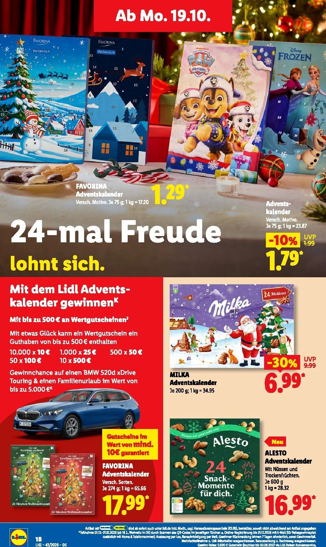 Lidl Prospekt nächste Woche – von Montag 19.10.2026 bis Samstag 24.10.2026 von 19. Oktober bis 24. Oktober 2026 - Prospekt seite 33