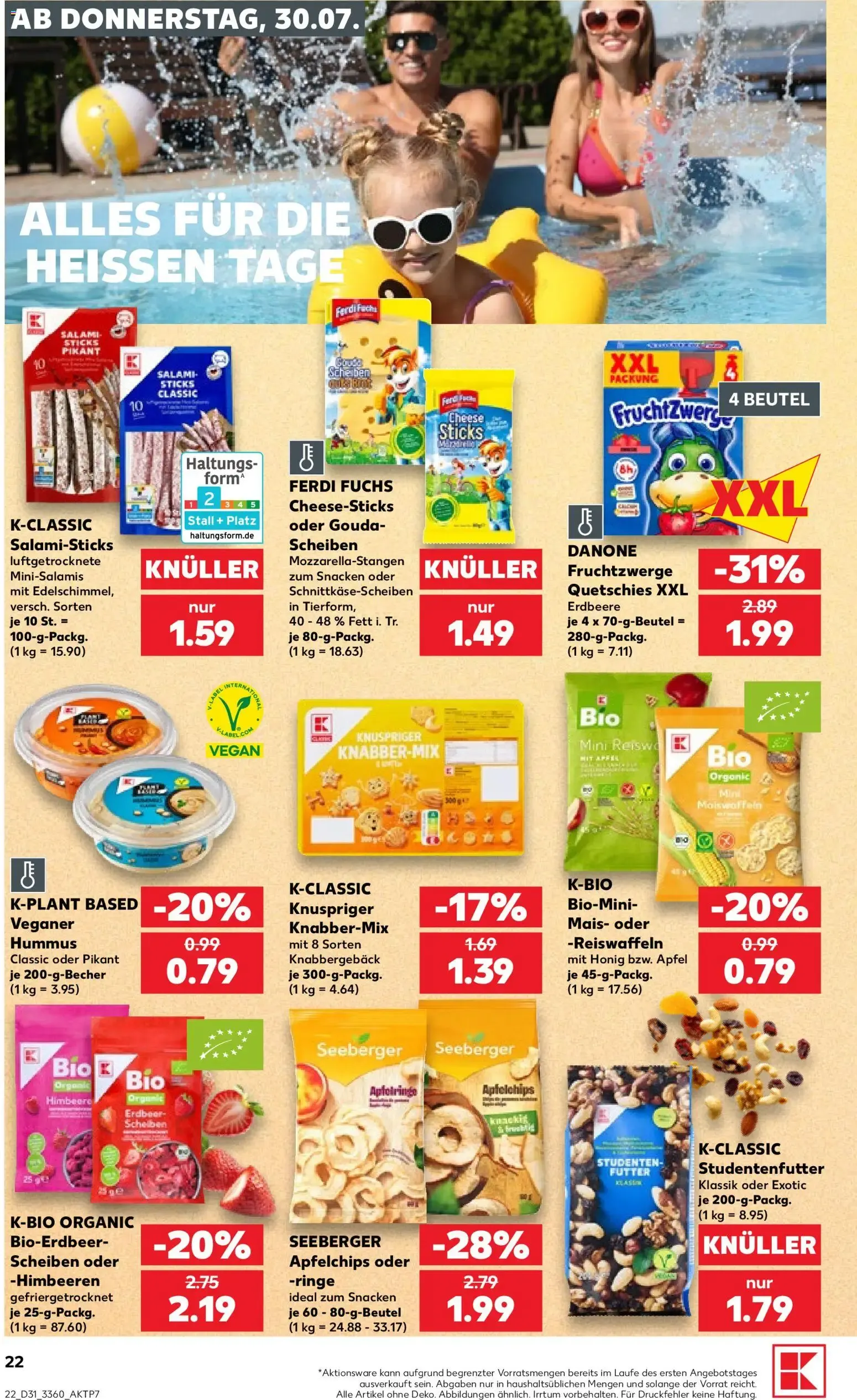 Prospekt Kaufland ab 30.07.2026 » Angebote Online zum Blättern von 30. Juli bis 5. August 2026 - Prospekt seite 22