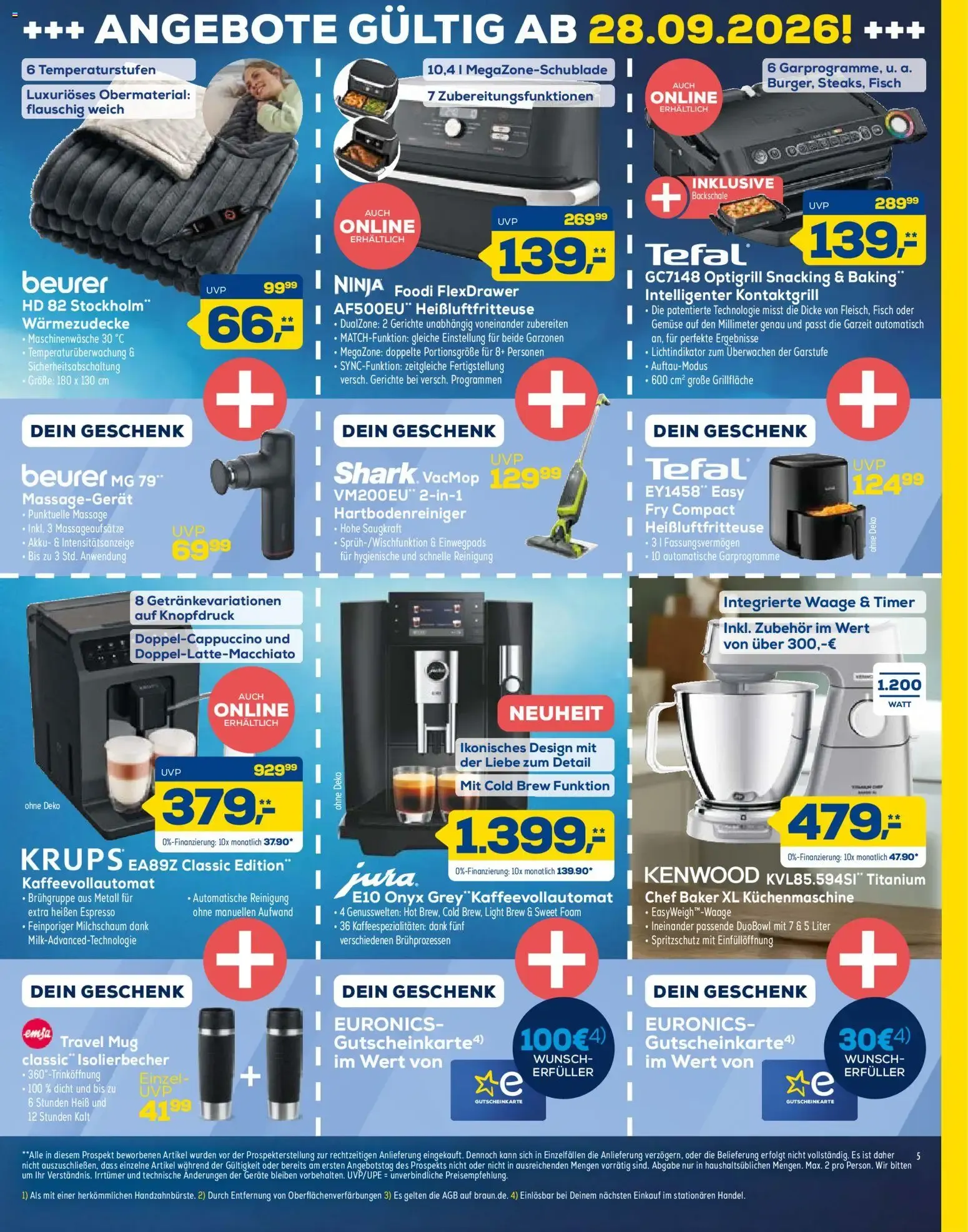 EuronicsXXL: Die besten Deals gibt's jetzt. von 26. September bis 2. Oktober 2026 - Prospekt seite 5