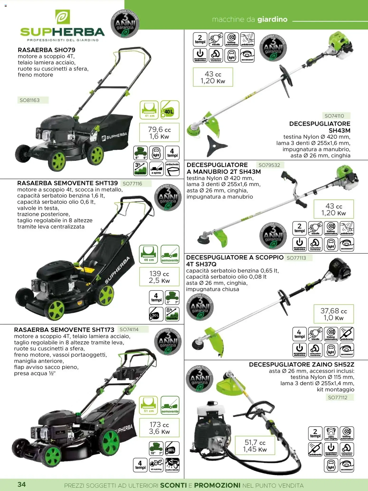 La Prealpina Catalogo Giardino: Speciale Macchine da Giardino 2026 da 8 giugno a 10 agosto di 2026 - Pagina del volantino 3