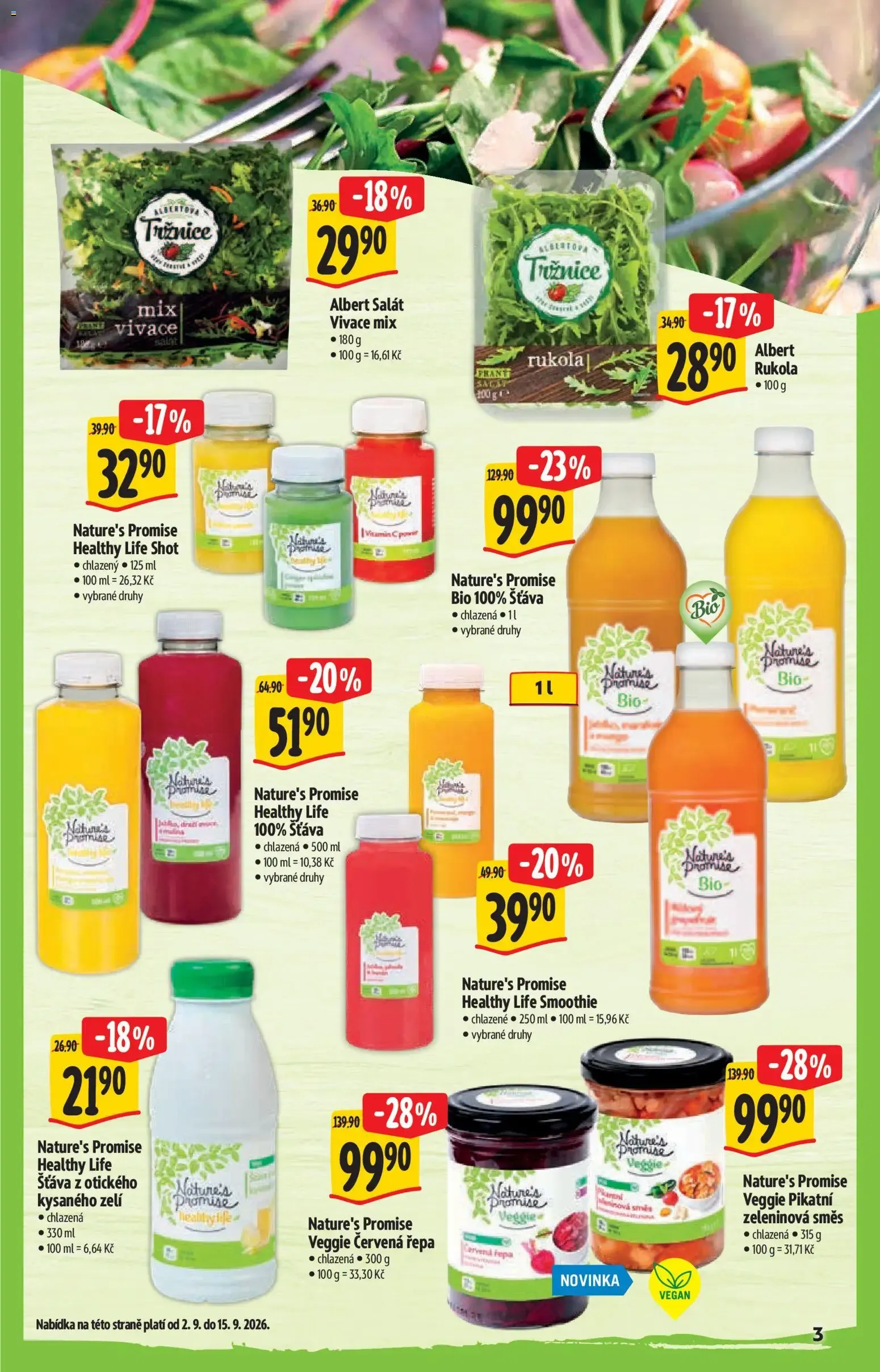 Albert katalog - Hypermarket - Bio od 02.09.2026 - Akční leták - 2. září 29. září 2026 - Page 3