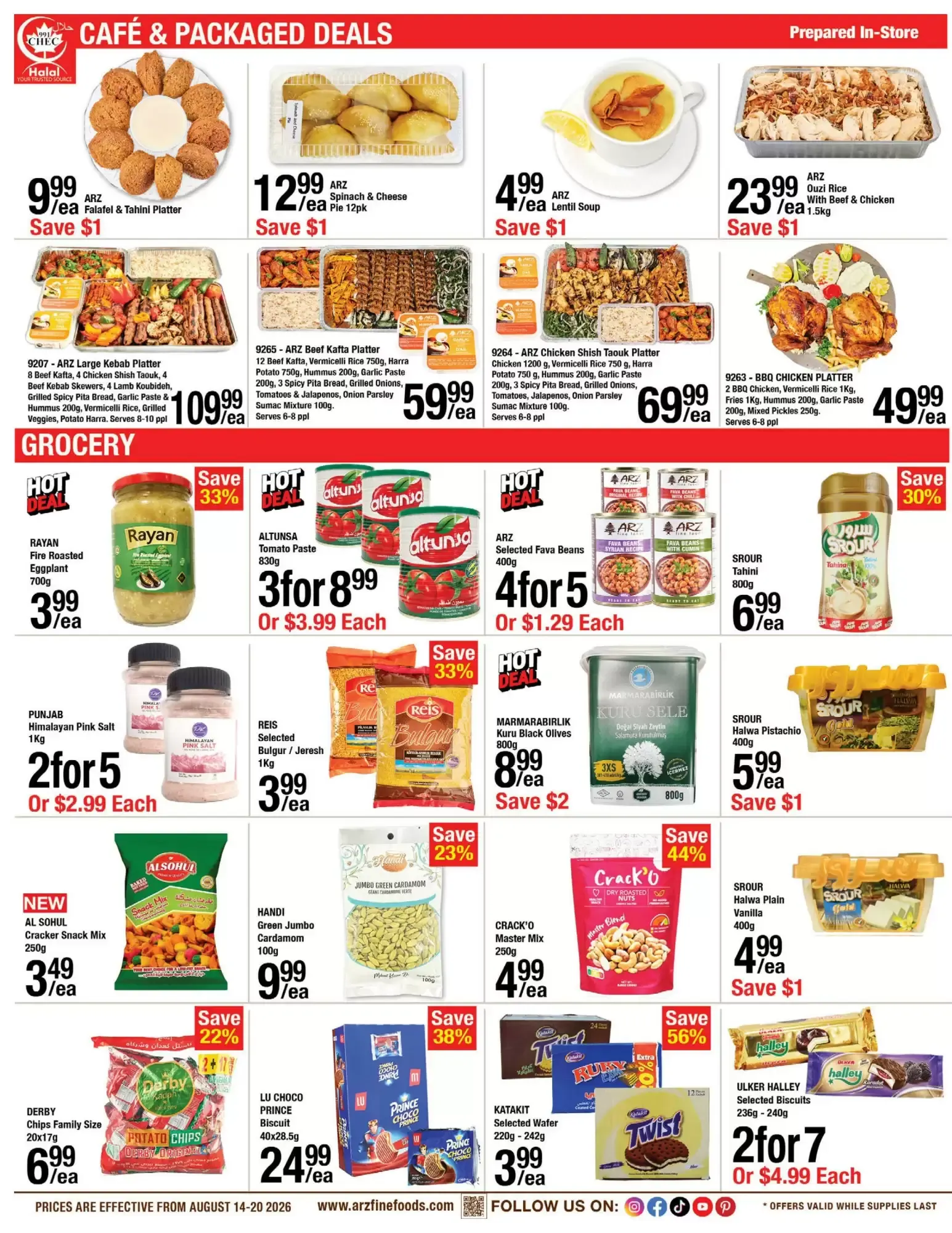 Arz Fine Foods flyer week 33 from August 14 to August 20 2026 - flyer page 2