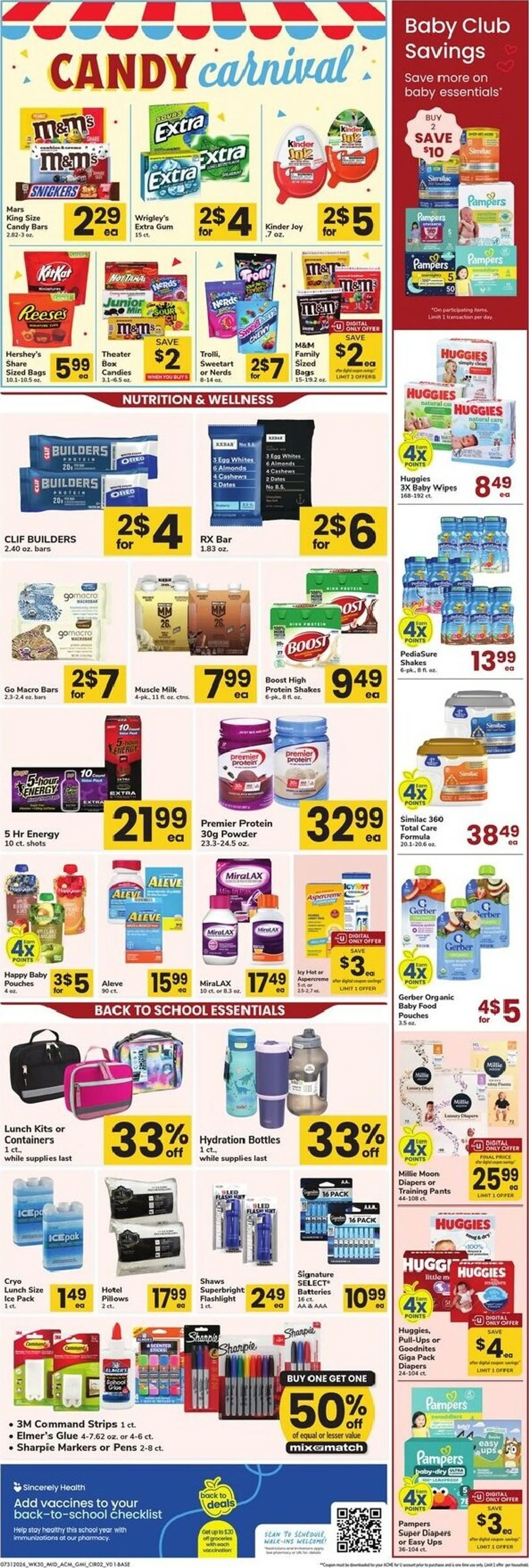 Weekly ad Current ACME - Back to Deals leaflet valid from Friday 07/31/2026 to Thursday 08/13/2026 from July 31 to August 13 2026 - Page 2