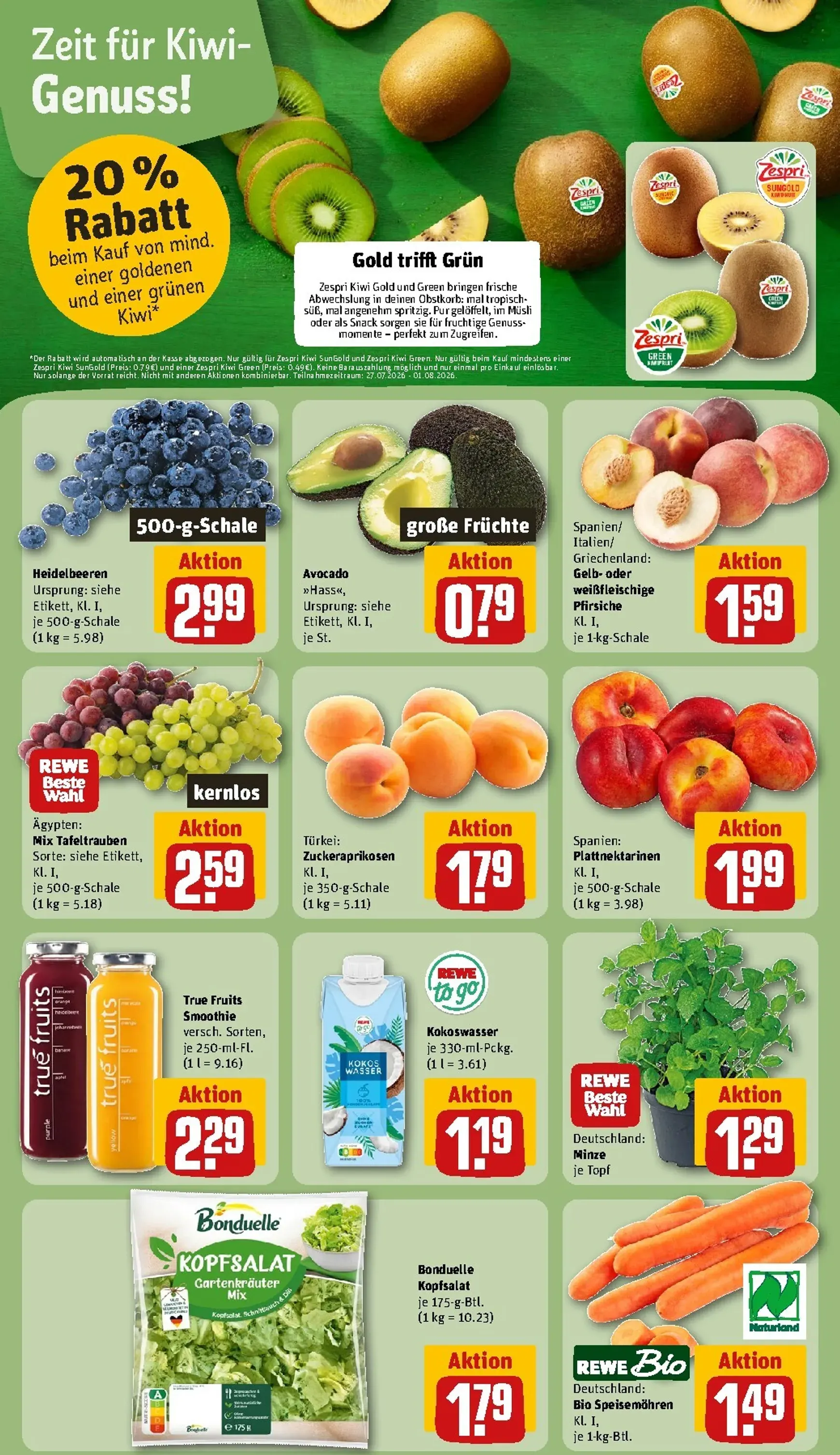 Rewe Prospekt – von Montag 27.07.2026 bis Sonntag 02.08.2026 von 27. Juli bis 2. August 2026 - Prospekt seite 6
