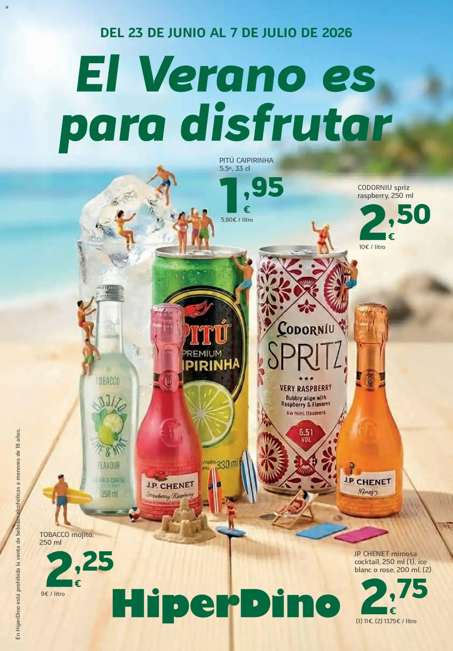 Catálogo de HiperDino folleto del 23/06/2026 (catálogo) 23 de junio al 7 de julio 2026 - Página 1
