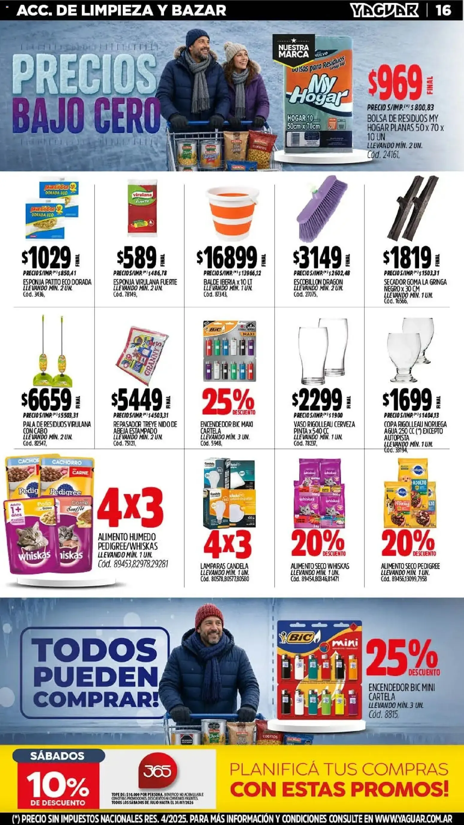 Ofertas de Mayorista Yaguar - Precios Bajo Cero 27 de julio al 2 de agosto 2026 - Página 17 del catálogo