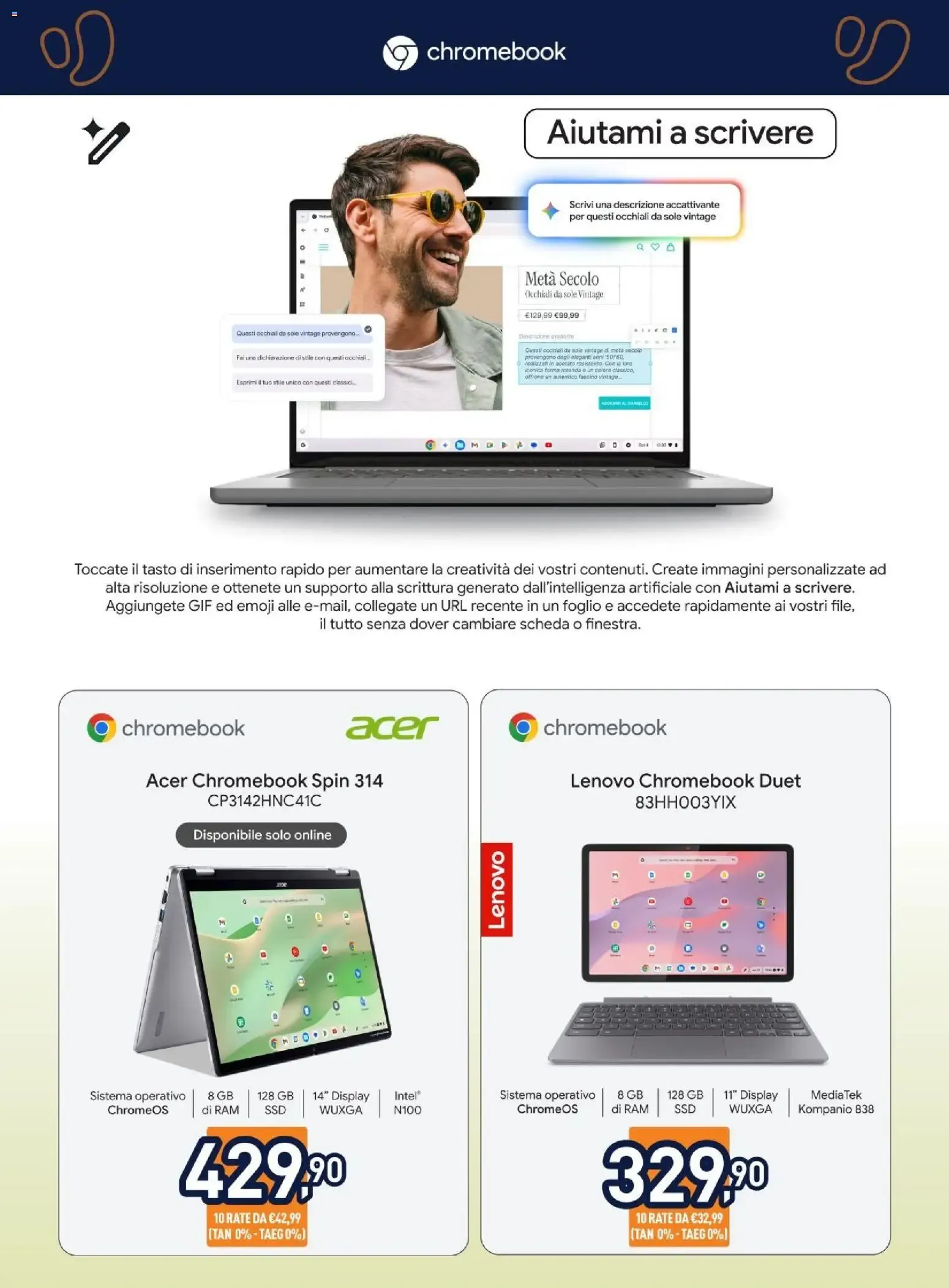 Nuovo Unieuro volantino Chromebook dal 18/09/2026 > offerte anteprima 🛍️ da 18 settembre a 4 ottobre di 2026 - Pagina del volantino 2