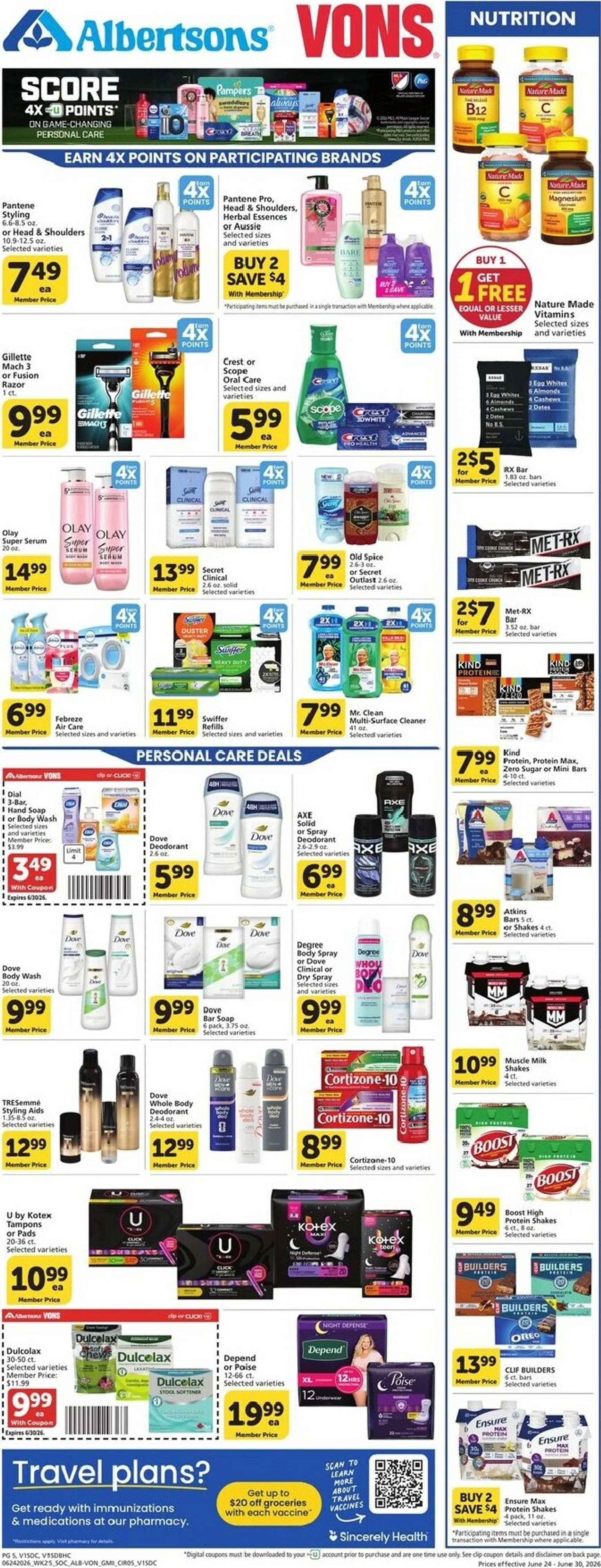 Weekly ad Albertsons Vons - Star Spangled Savings from June 24 to June 30 2026 - Page 6