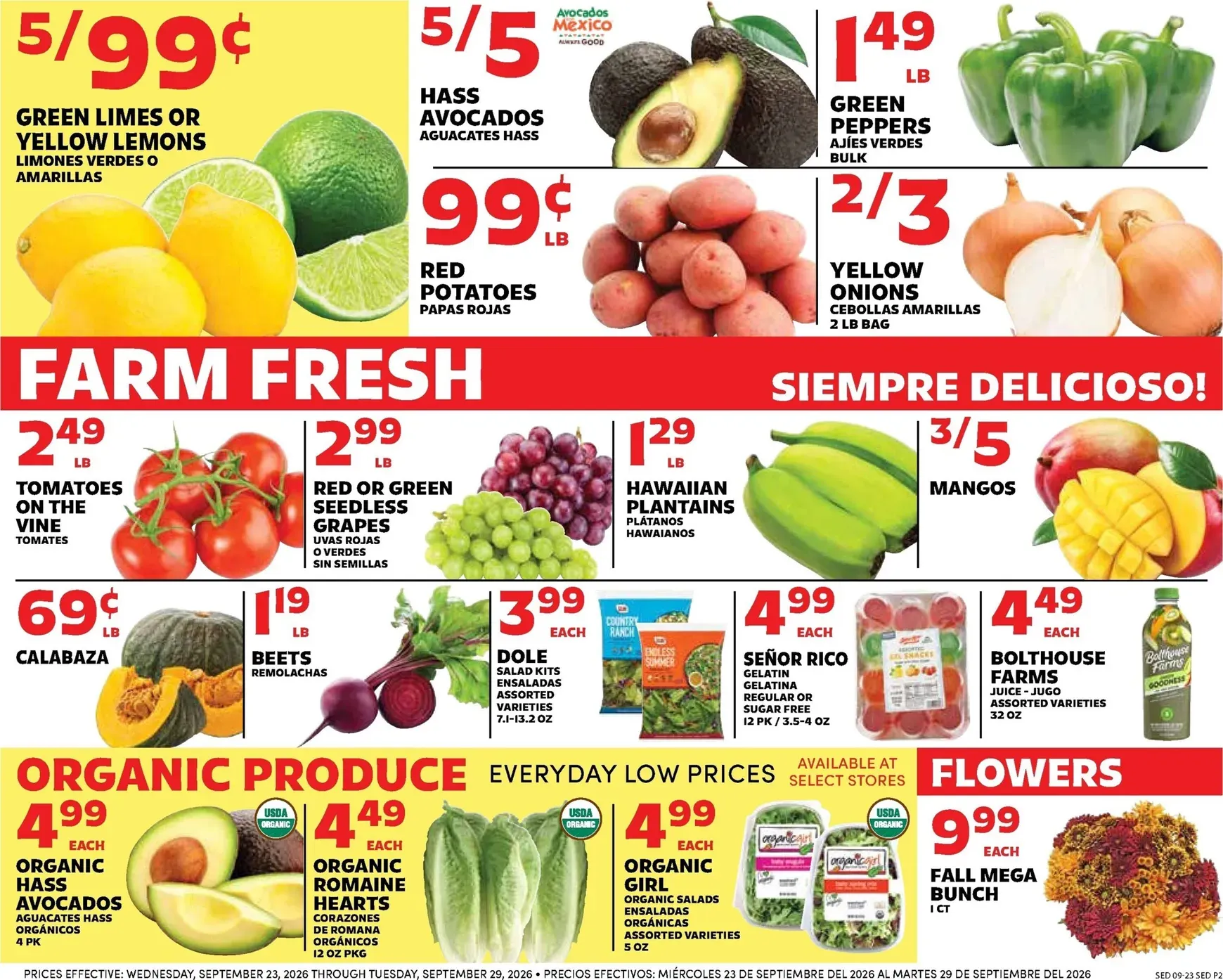 Weekly ad Current Sedano's leaflet valid from Wednesday 09/23/2026 to Tuesday 09/29/2026 from September 23 to September 29 2026 - Page 2