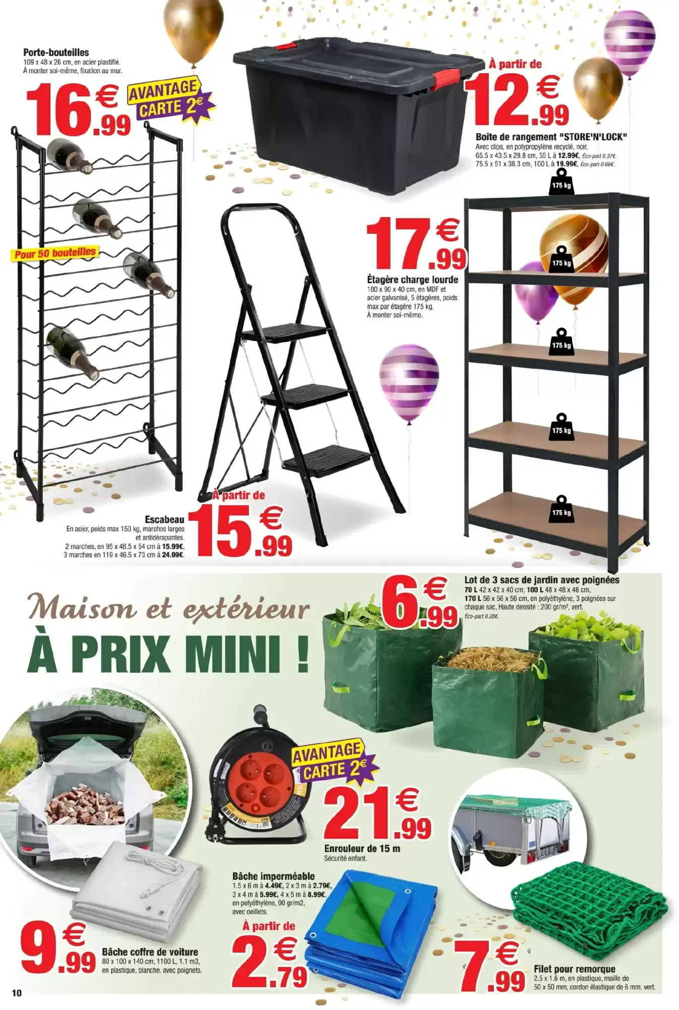 Bazarland: Aniversario a precios de regalo / Nuestras promociones du 16 septembre au 22 septembre 2024 - Catalogue page 10