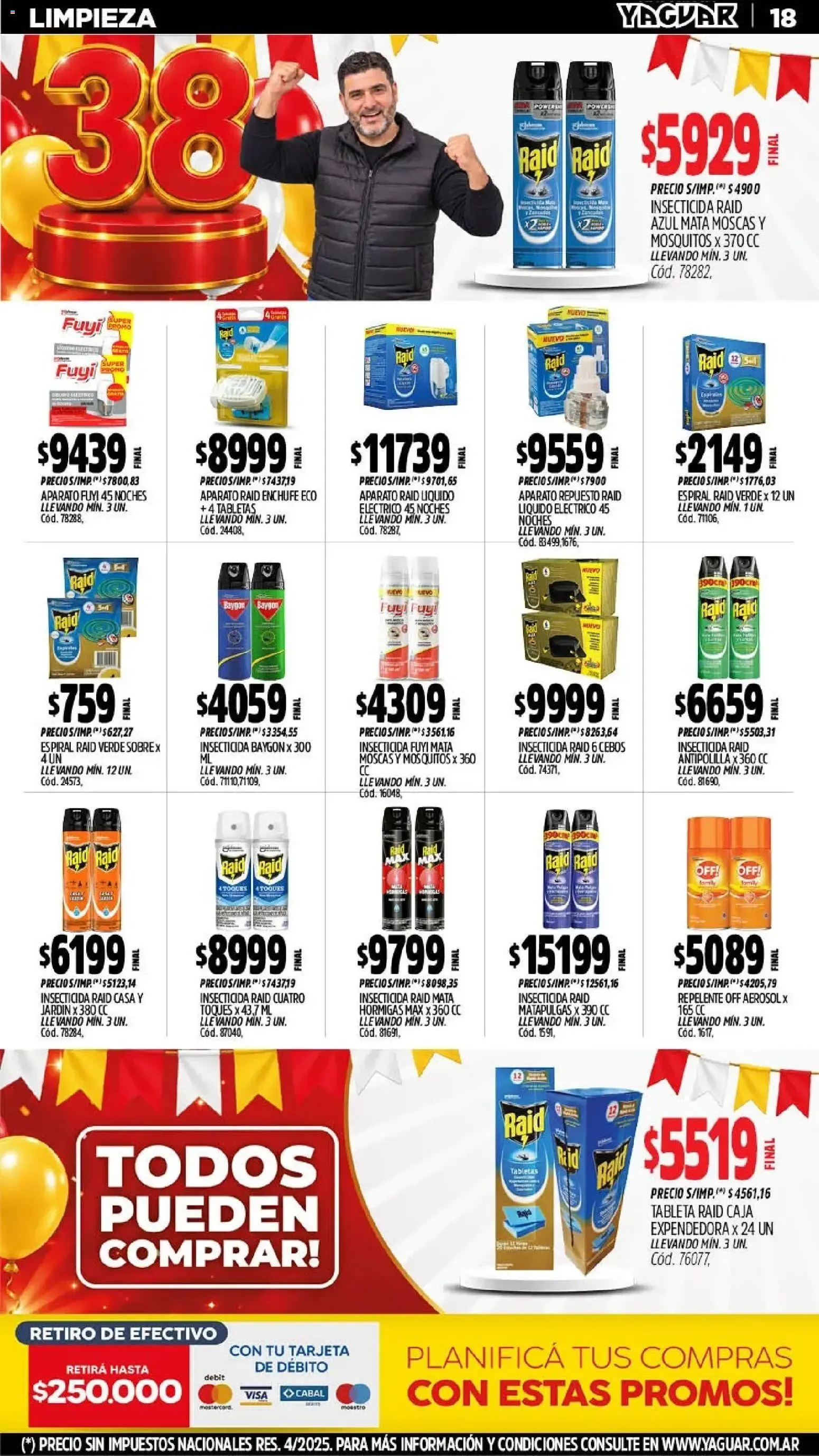 Ofertas de Mayorista Yaguar - El Cumple del Año 38 26 de octubre al 1 de noviembre 2026 - Página 20 del catálogo