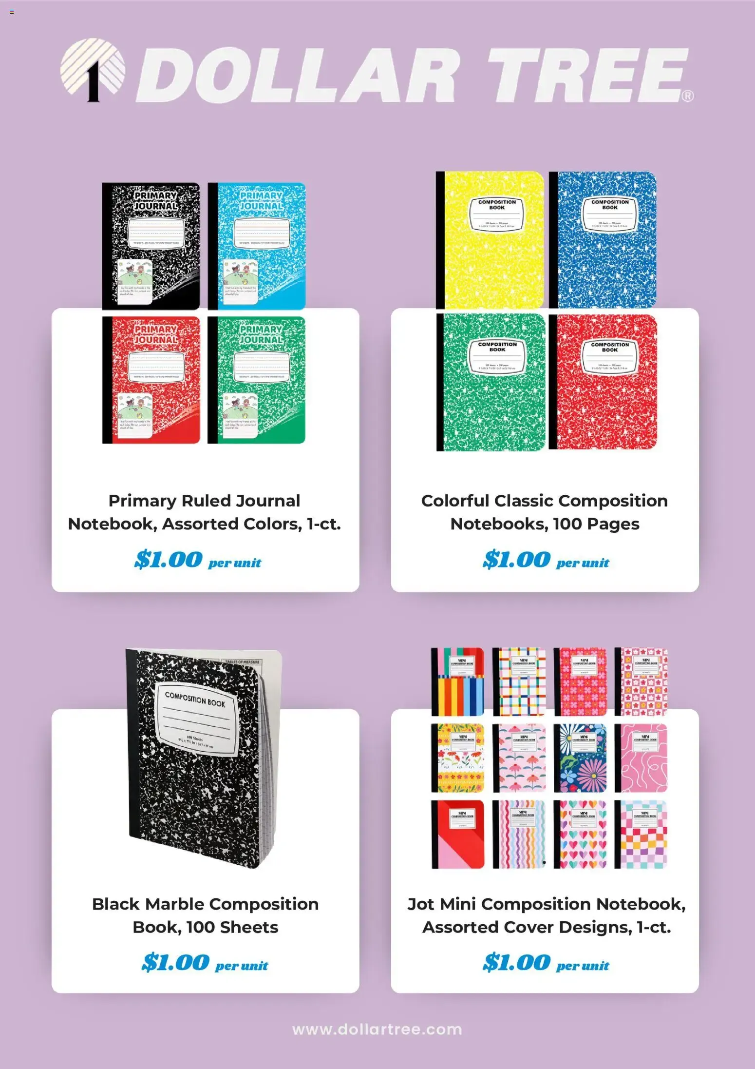 Weekly ad Dollar Tree: Back to School Seasonal Showcase from August 1 to August 31 2028 - Page 2