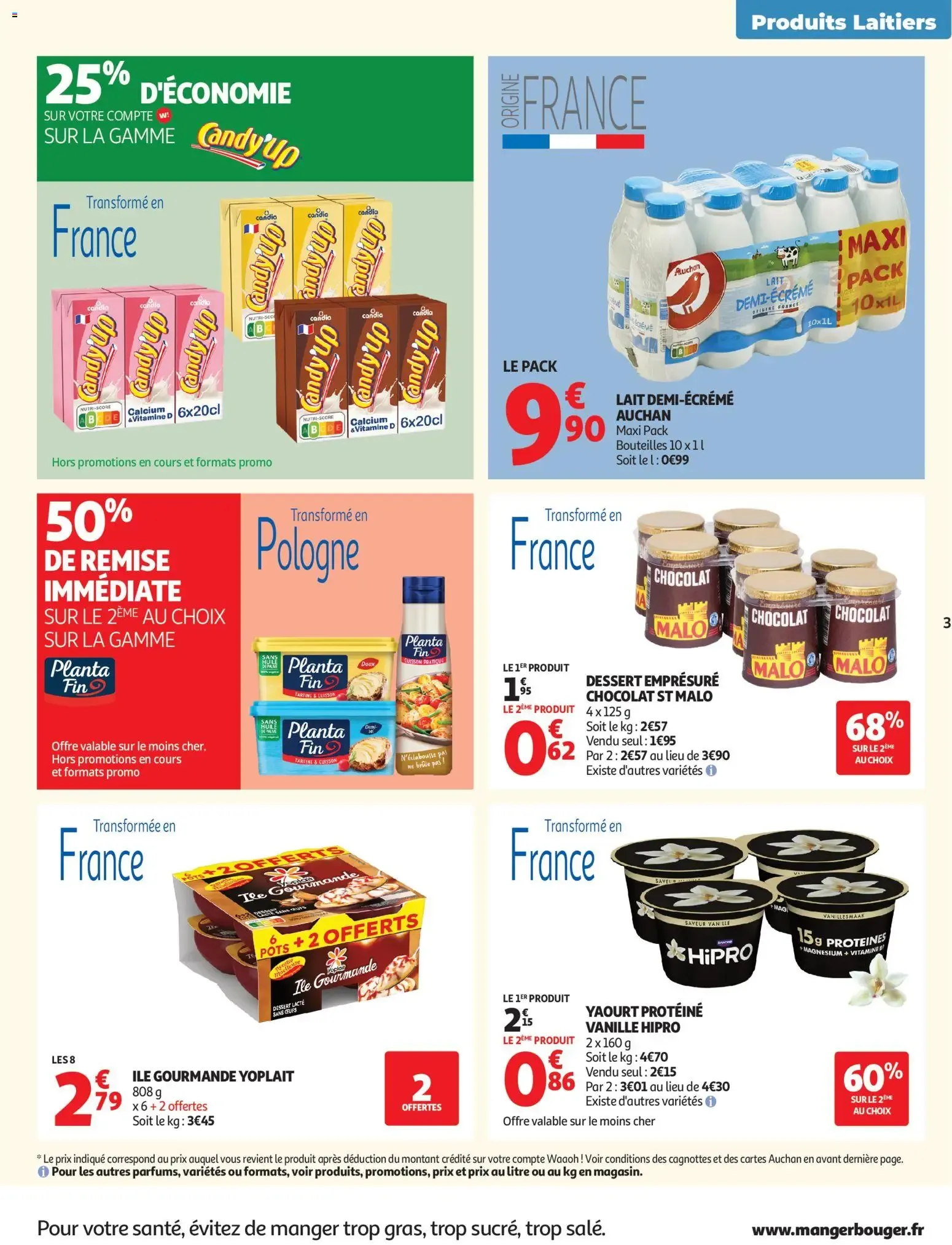 Auchan - Tous dans le match, pros des bons plans du 2 juin au 13 juin 2026 - Catalogue page 3