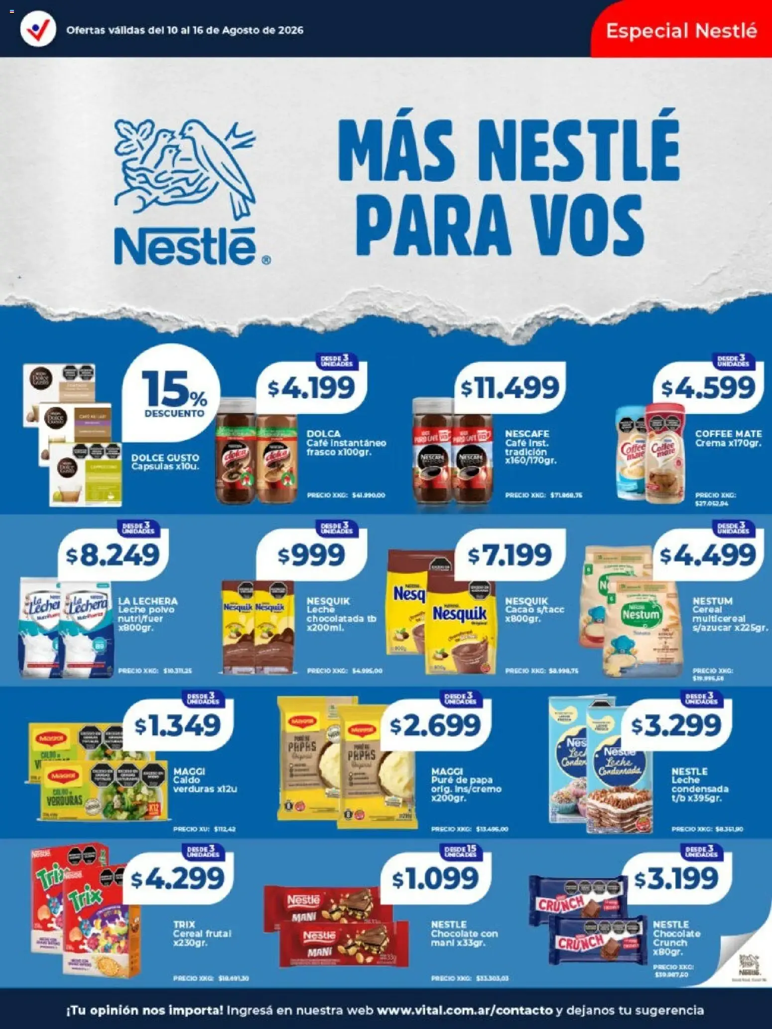 Ofertas de Vital Supermayorista - Ofertas 10 de agosto al 16 de agosto 2026 - Página 19 del catálogo
