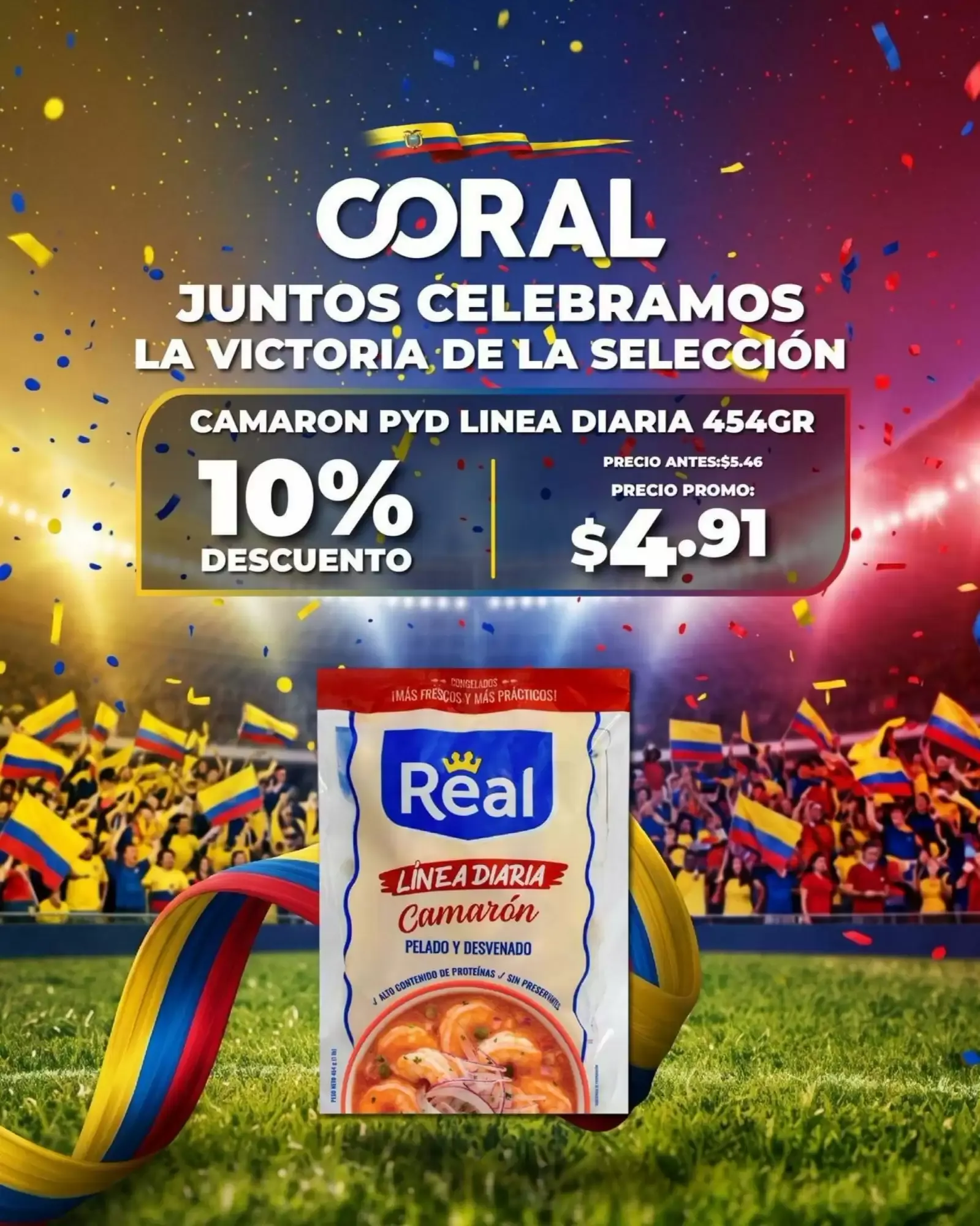Catalogo de Coral: Oferta Camarón Línea Diaria por Victoria de la Selección 27 de junio al 12 de julio 2026 - Pag 1