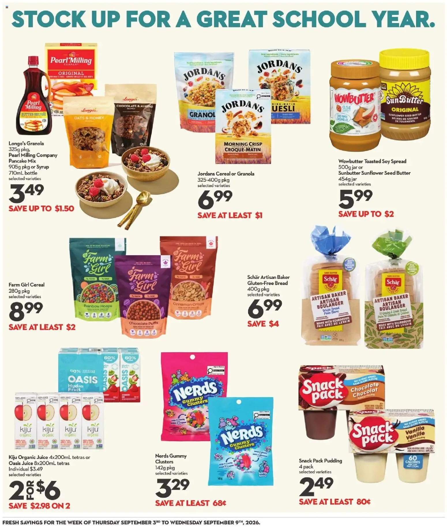 Longo's weekly flyer / circulaire from Sep 3, 2026 > weekly specials & deals from September 3 to September 9 2026 - flyer page 7