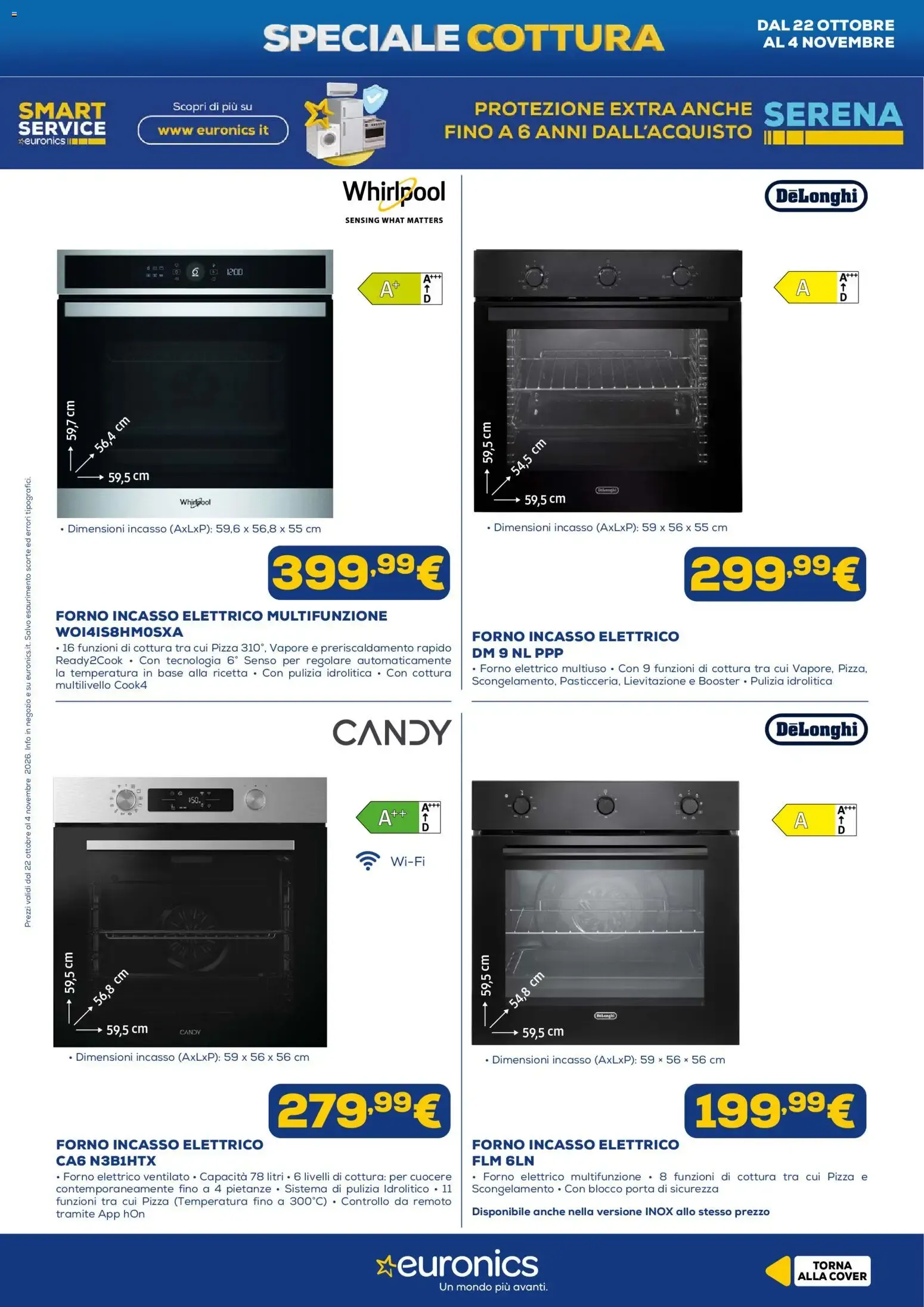 Euronics Speciale Cottura da 22 ottobre a 4 novembre di 2026 - Pagina del volantino 6