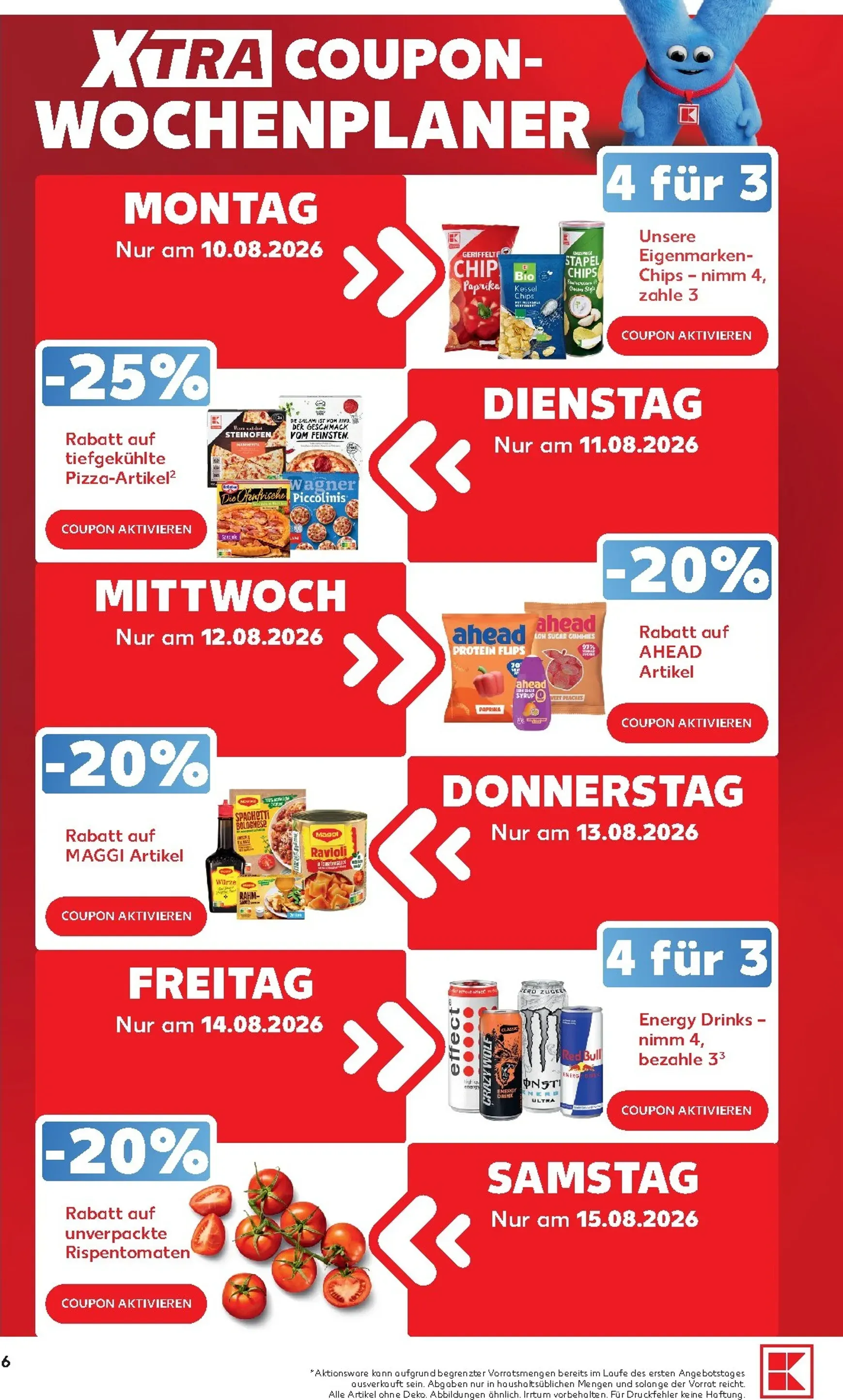 Neuer Kaufland - August Highlights Prospekt – von Donnerstag 13.08.2026 bis Mittwoch 26.08.2026 von 13. August bis 26. August 2026 - Prospekt seite 6