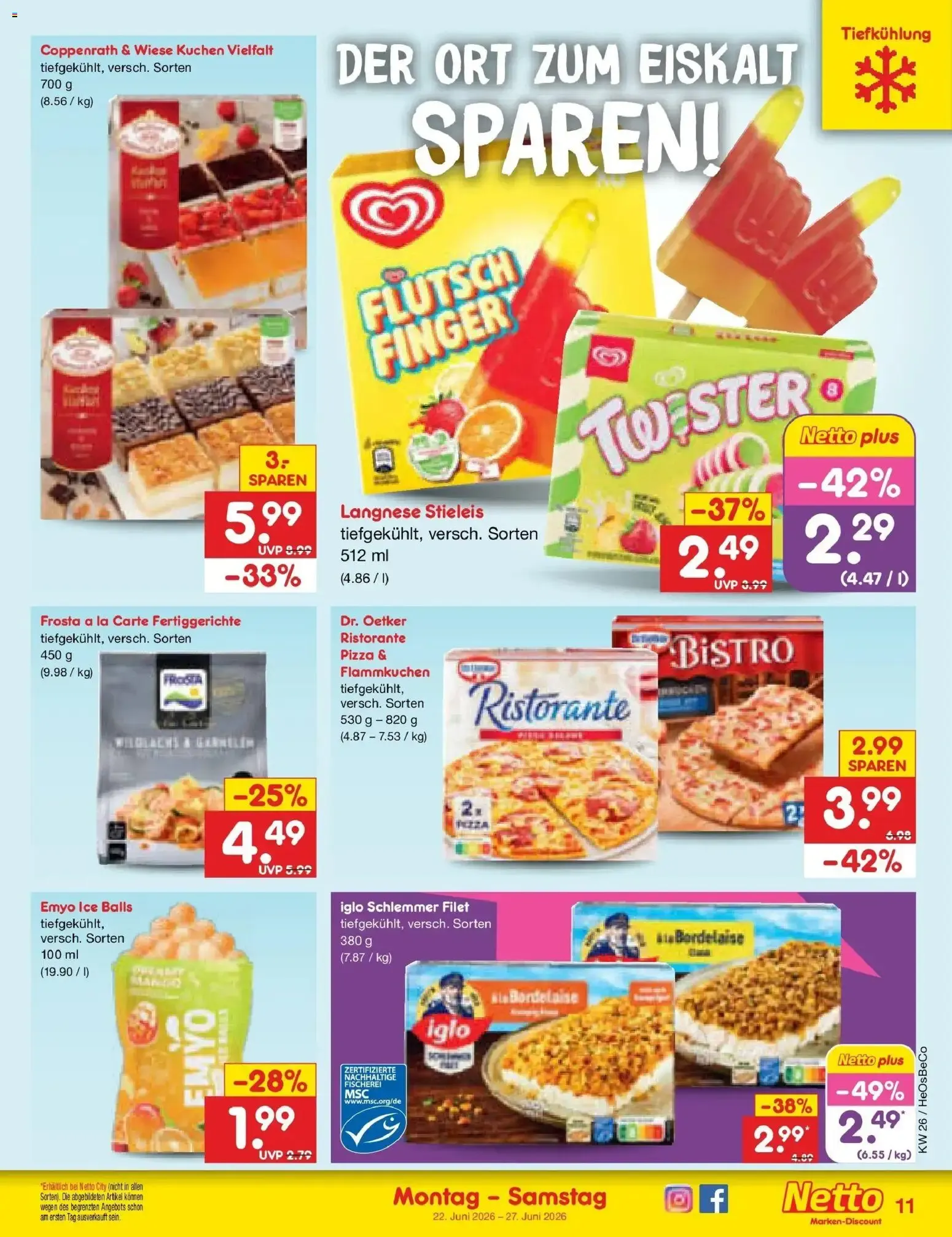 Netto Marken-Discount Prospekt Bitterfeld-Wolfen (ab 22.06.2026) » Angebote von 22. Juni bis 27. Juni 2026 - Prospekt seite 13