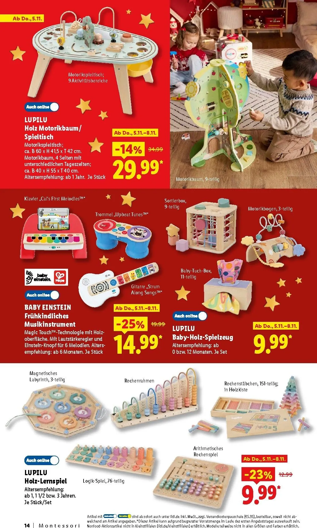 Die Magie des Schenkens lohnt sich. Entdecke zahlreiche Geschenkideen von 26. Oktober bis 24. Dezember 2026 - Prospekt seite 14