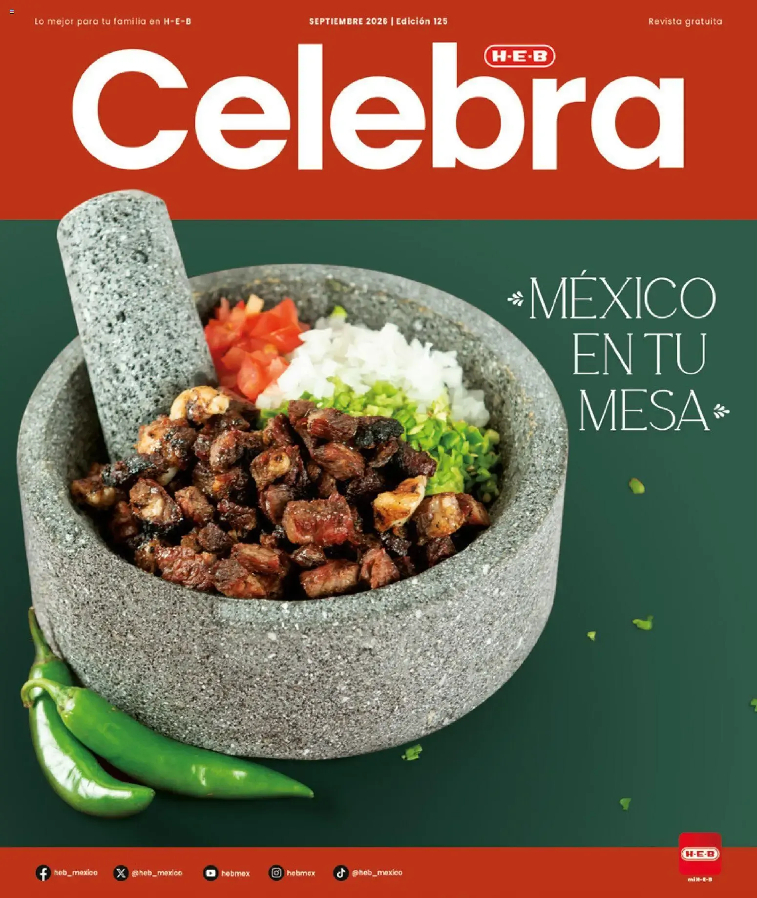 Catálogo de H-E-B folleto Celebra (01/09/2026 - 31/10/2026) - catálogo en línea 1 de septiembre al 31 de octubre 2026 - Pagina 1