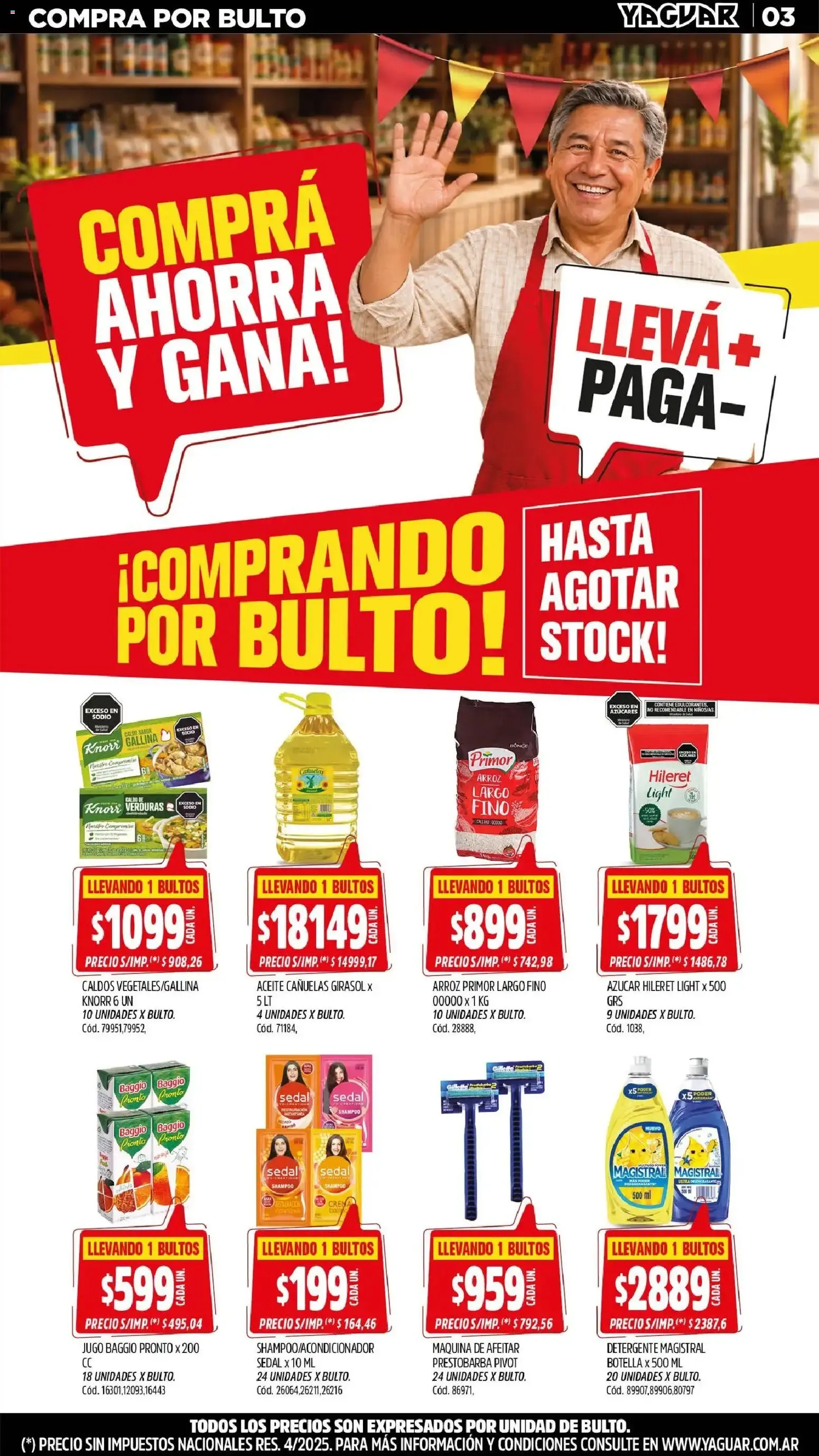 Ofertas de Mayorista Yaguar - Mes del Almacenero - Ofertas para Trelew 31 de agosto al 6 de septiembre 2026 - Página 3 del catálogo
